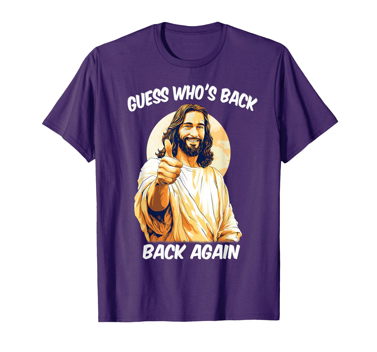 Guess Who's Back Back Again Happy Easter Jesus Christ T-Shirt