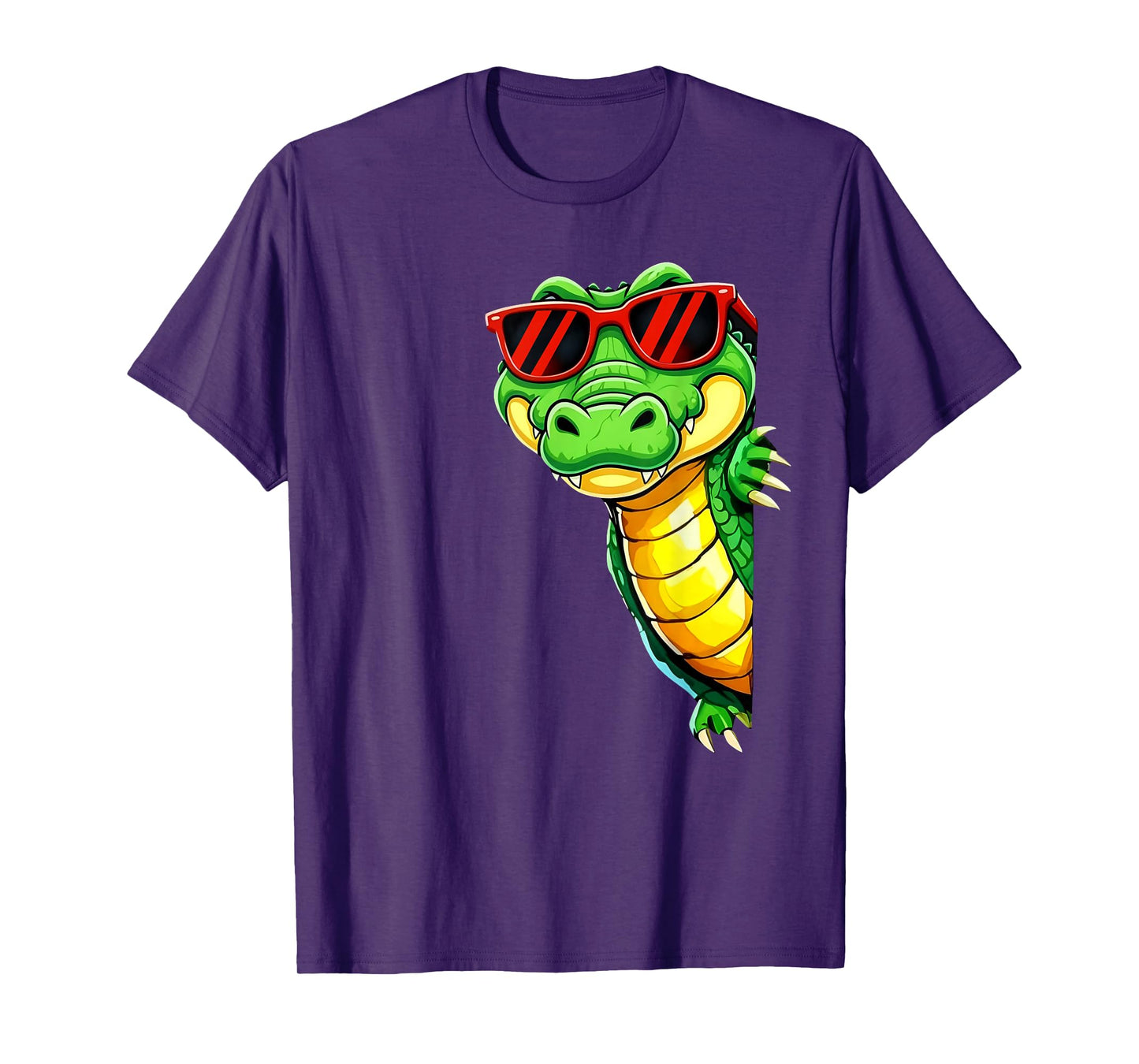 Funny Gator with Sunglasses Lovers for Men Women Girls Kids T-Shirt