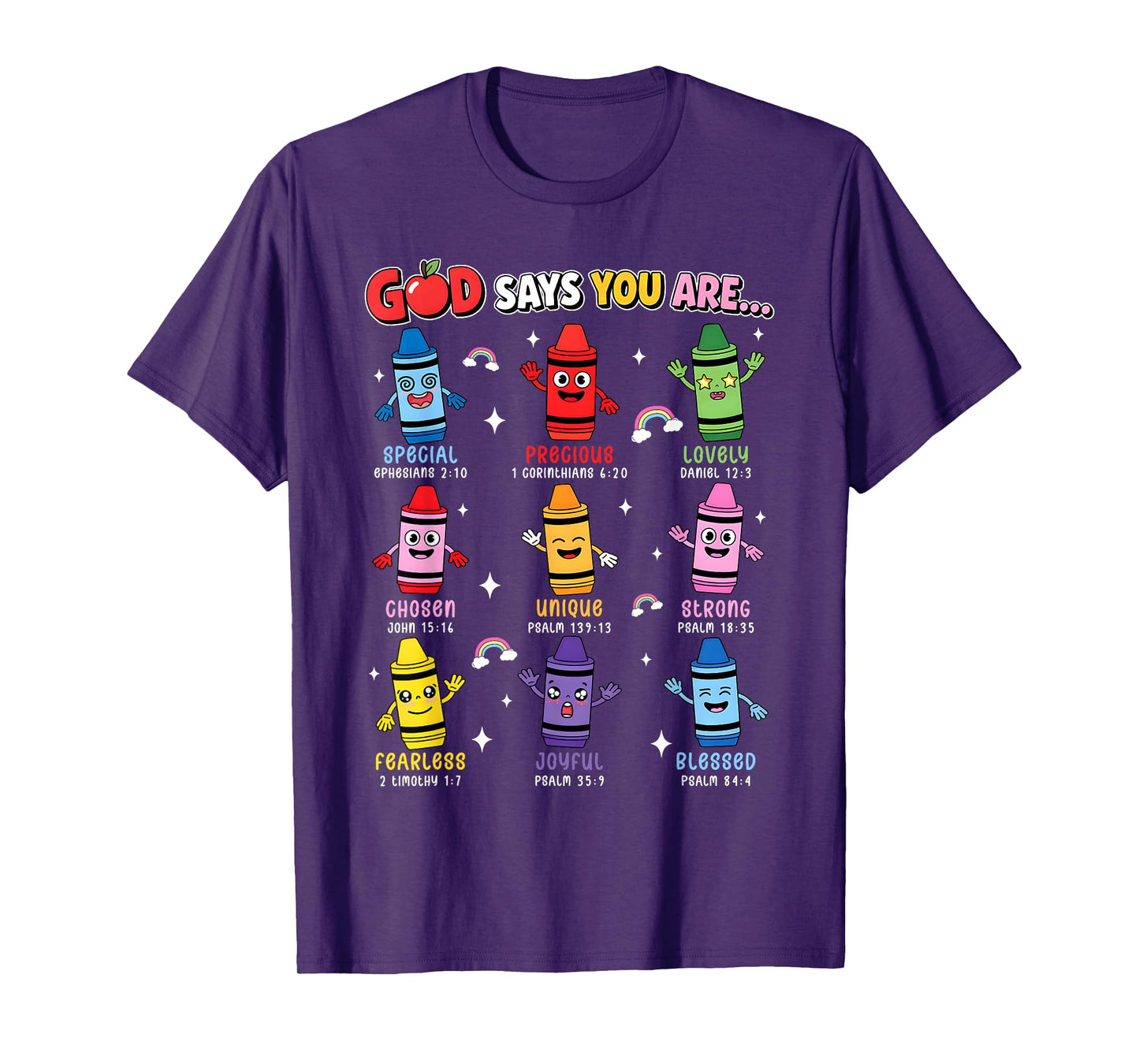 God Says You are Christian Kindergarten Teacher Funny T-Shirt