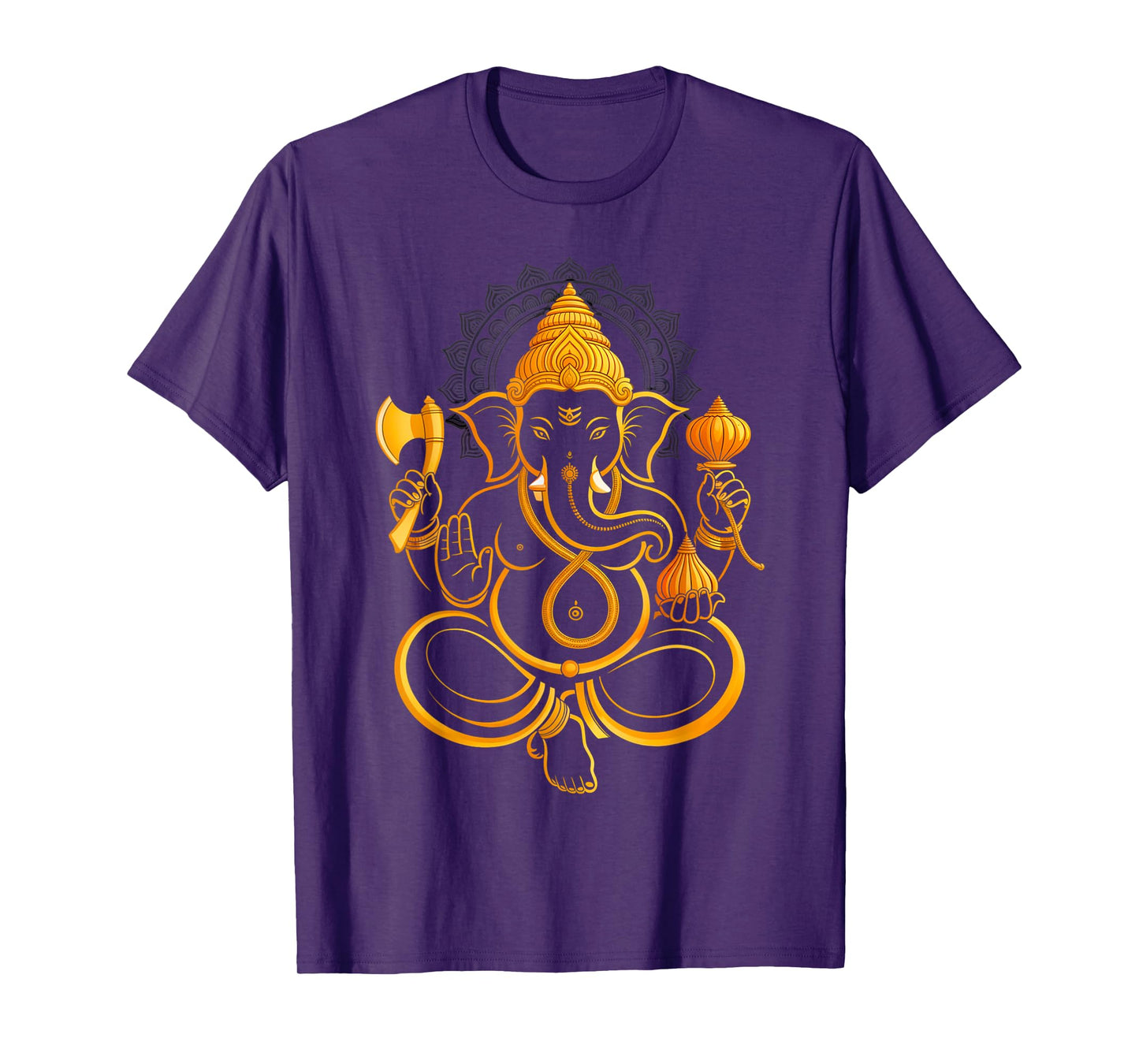 Hindu Ganesha Puja Elephant God India Meditation Yoga Murti T-Shirt