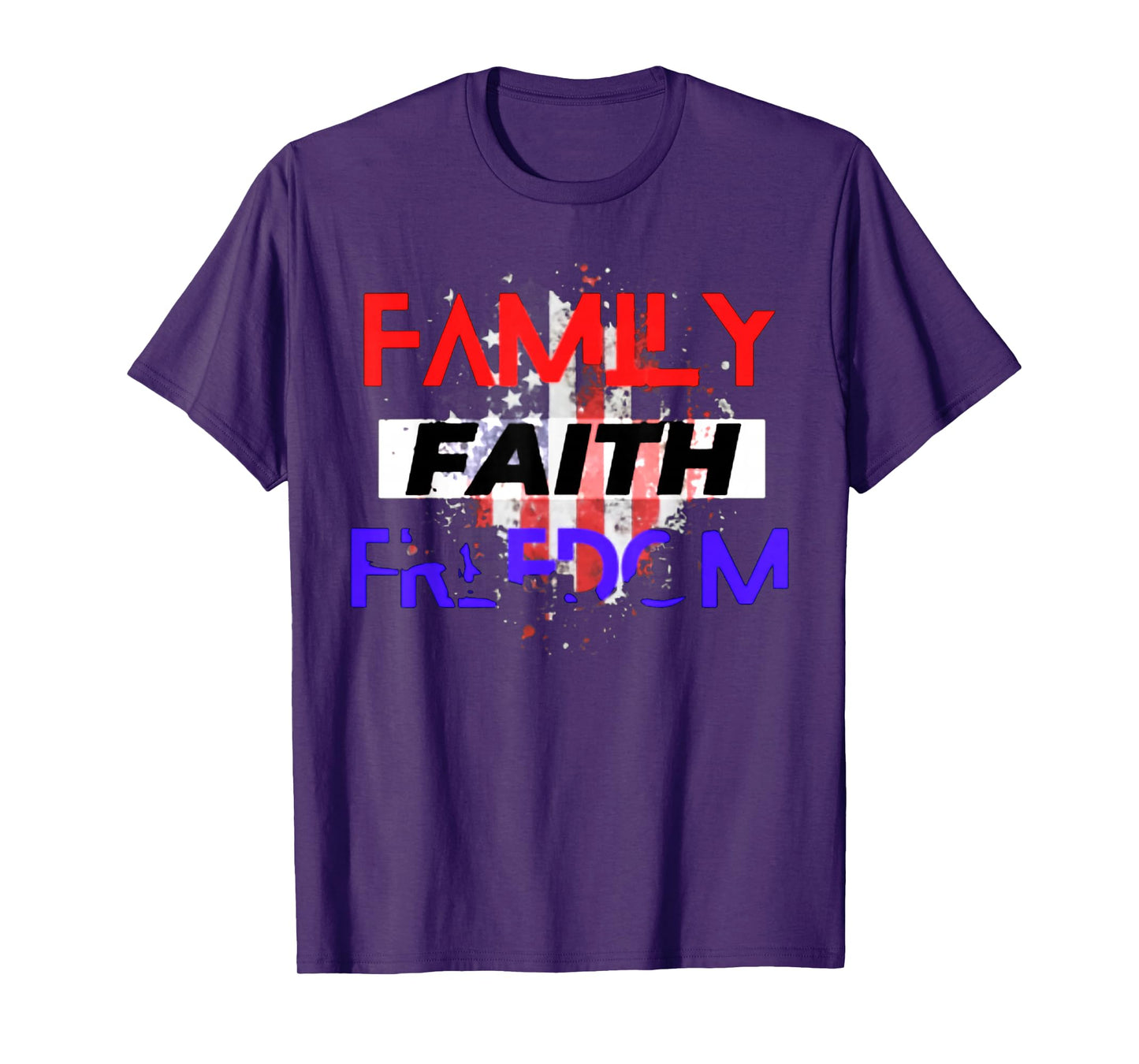Family Faith Freedom Vintage Tee T-Shirt