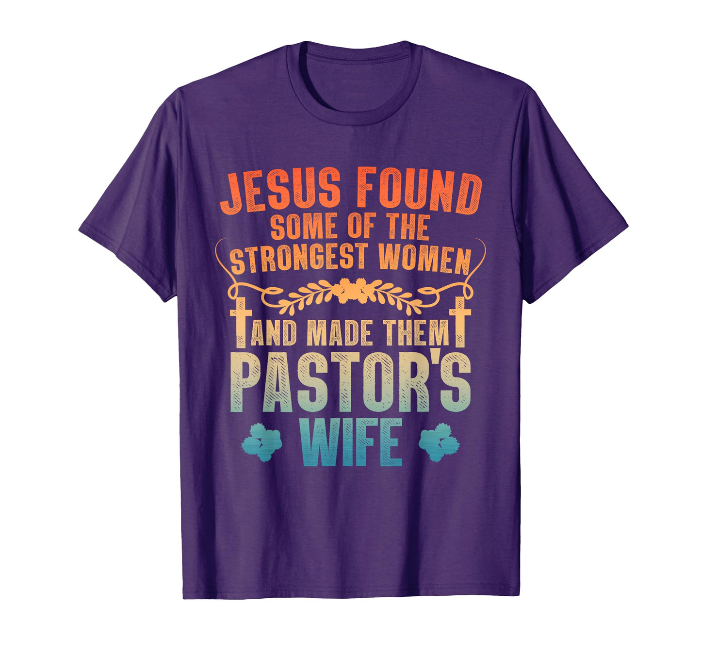 Cool Pastor Wife Art Women Girl Pastor Appreciation Preacher T-Shirt