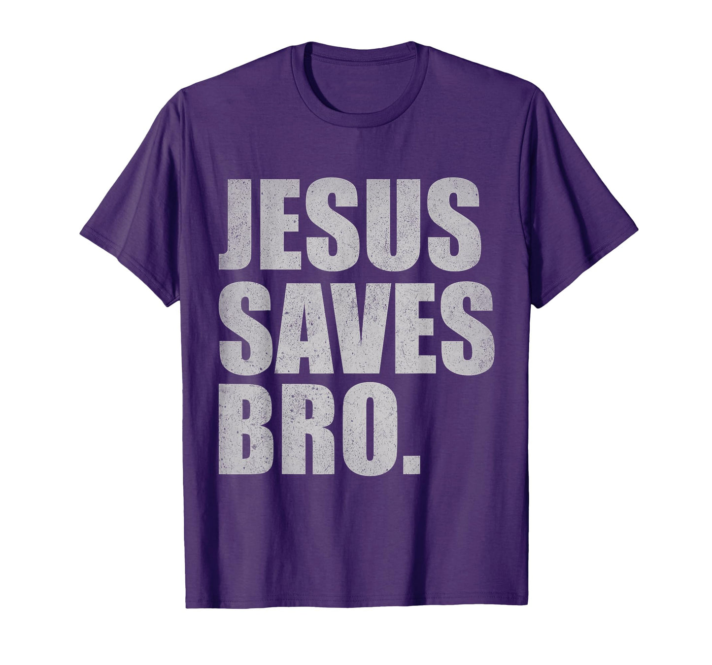 Jesus Saves Bro - Vintage Funny Christian Religion T-Shirt