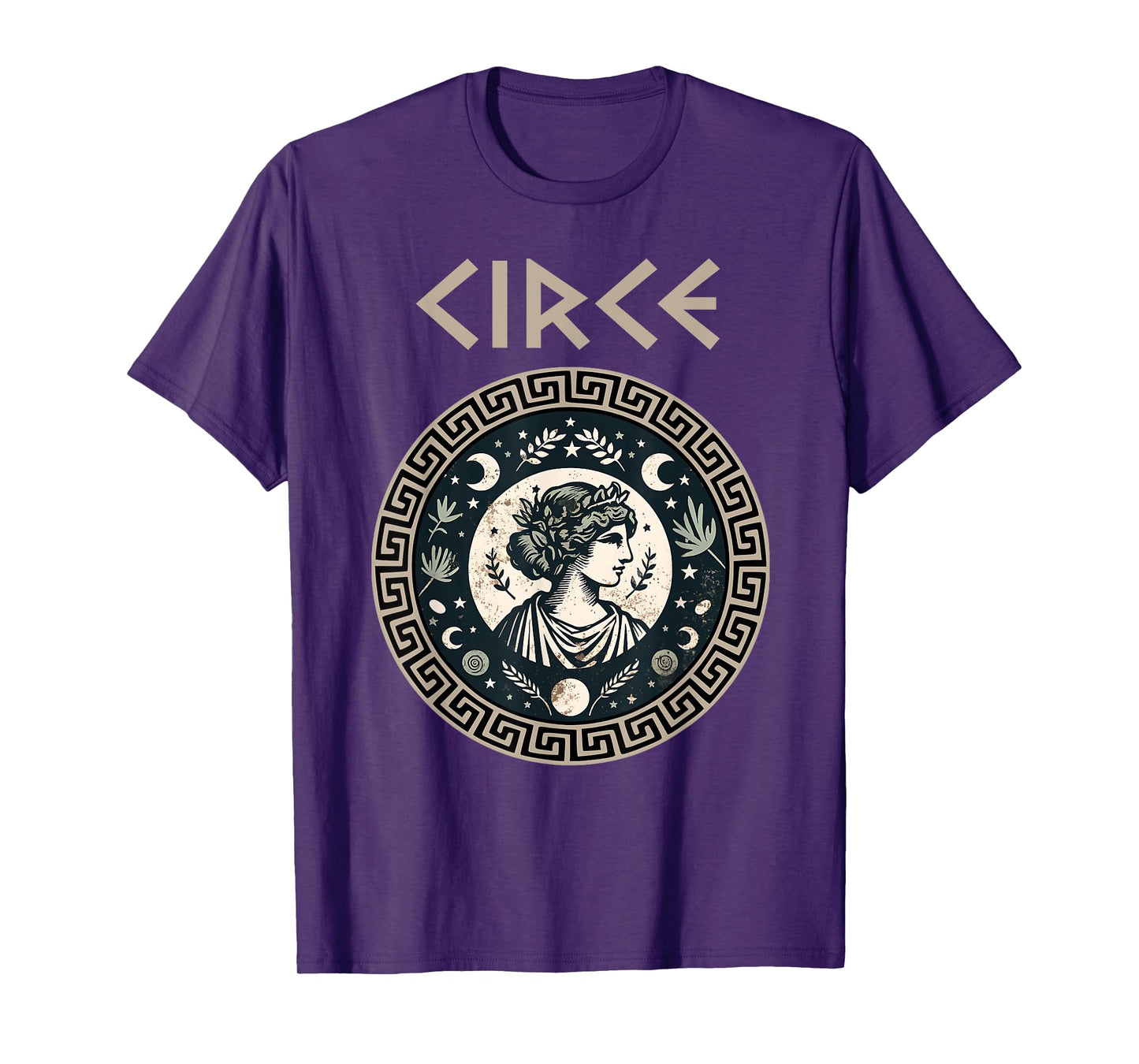 Agema Apparel Circe Greek Goddess and Sorceress Greek Mythology T-Shirt, Small, Black
