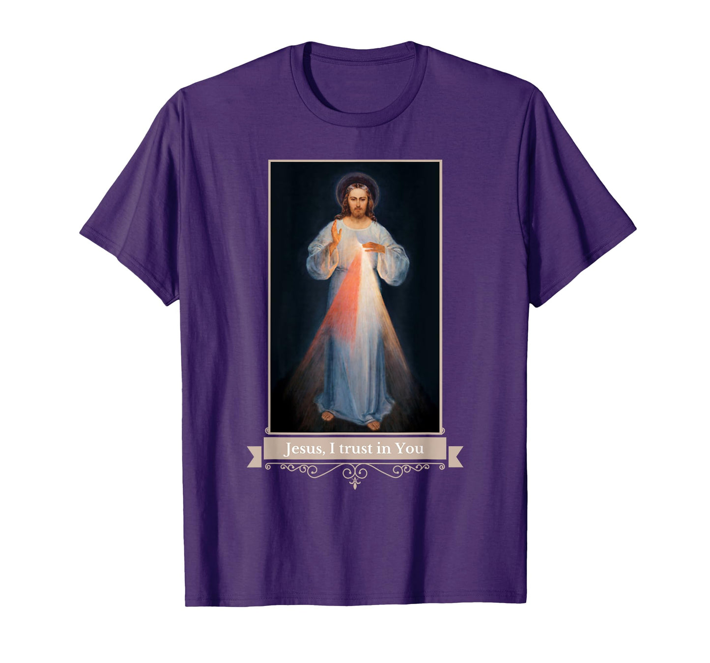 Divine Mercy Jesus I Trust In You Catholic Religious T-Shirt