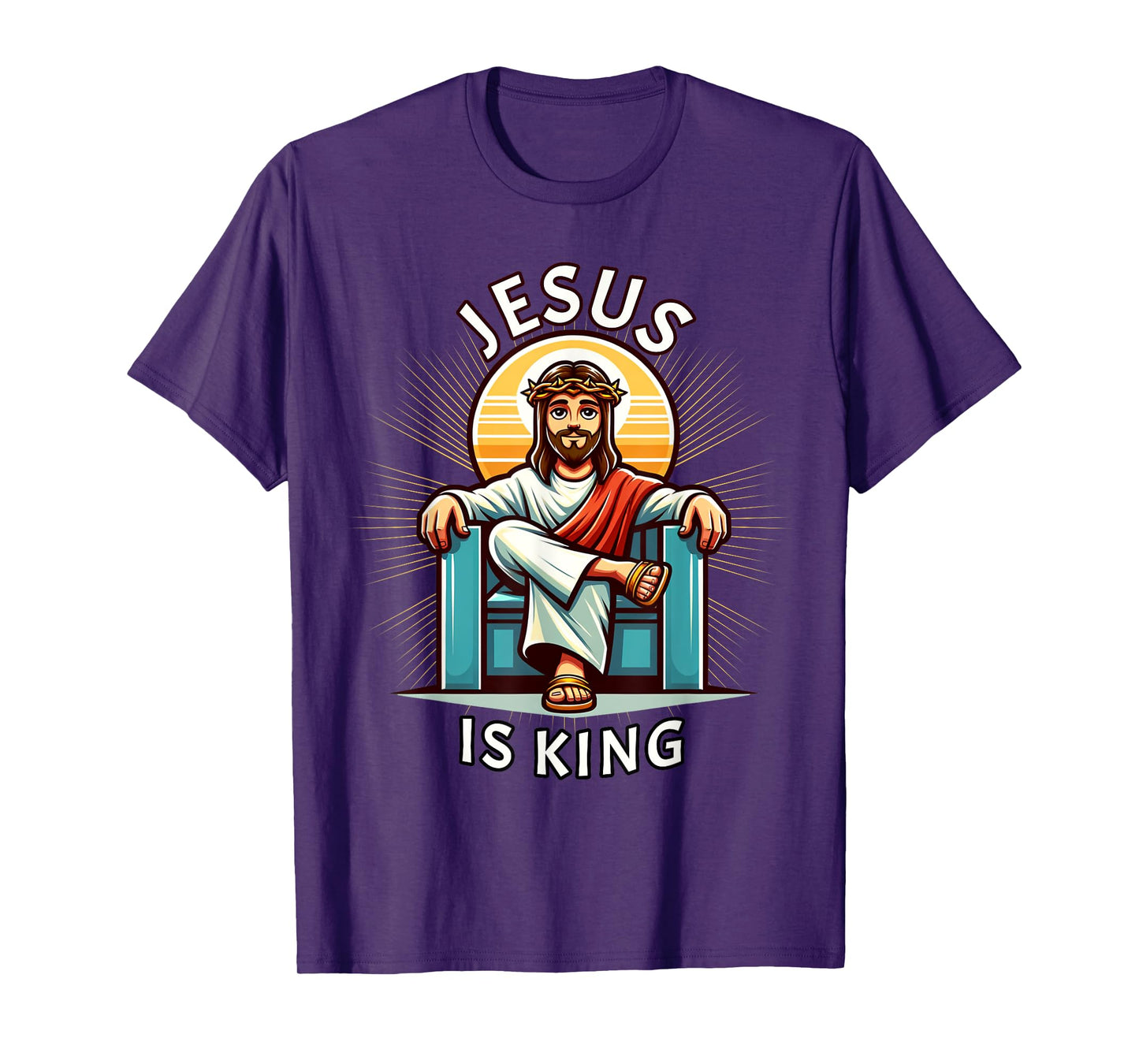 Jesus is King of Christian Faith T-Shirt