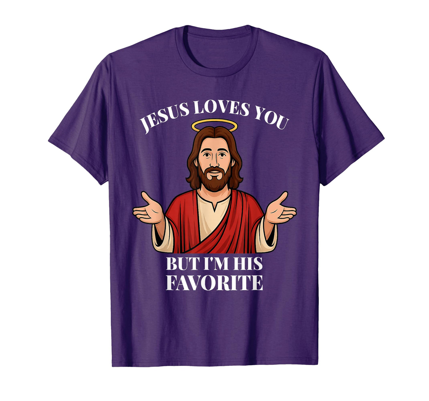 Funny Catholic I'm his Favorite Christian Faith Driven T-Shirt