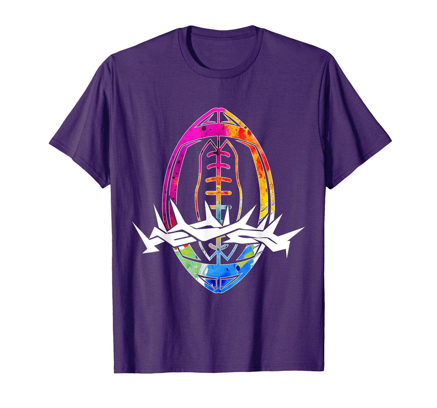 Religious Jesus Football Christian GOD Football T-Shirt