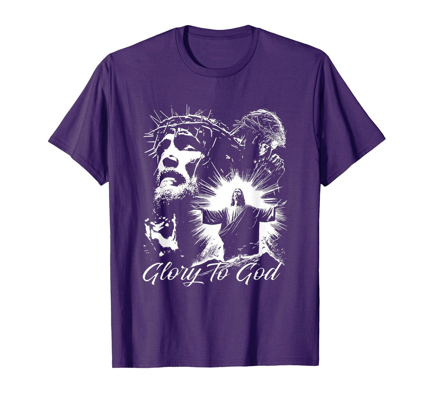 Glory to God Jesus Crown of Thorns T-Shirt