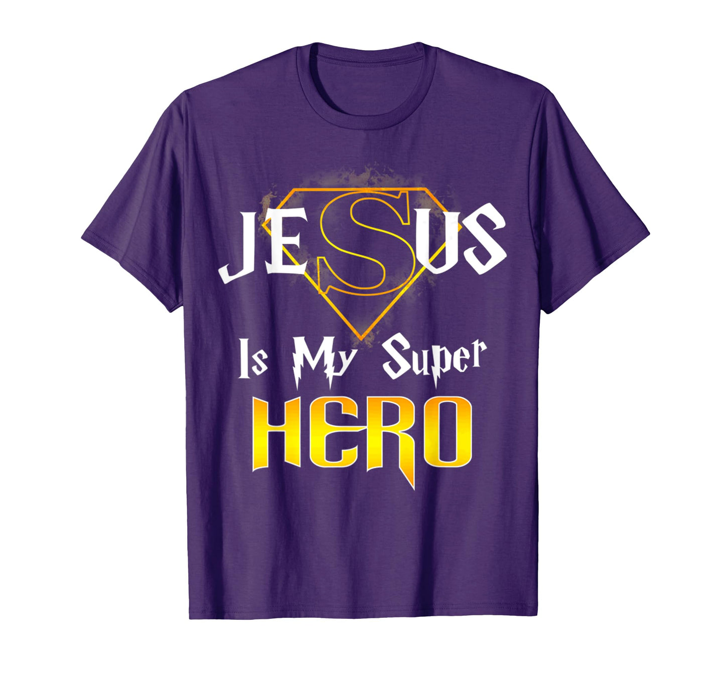 Retro Vintage Jesus Is My Superhero Christian Religious T-Shirt
