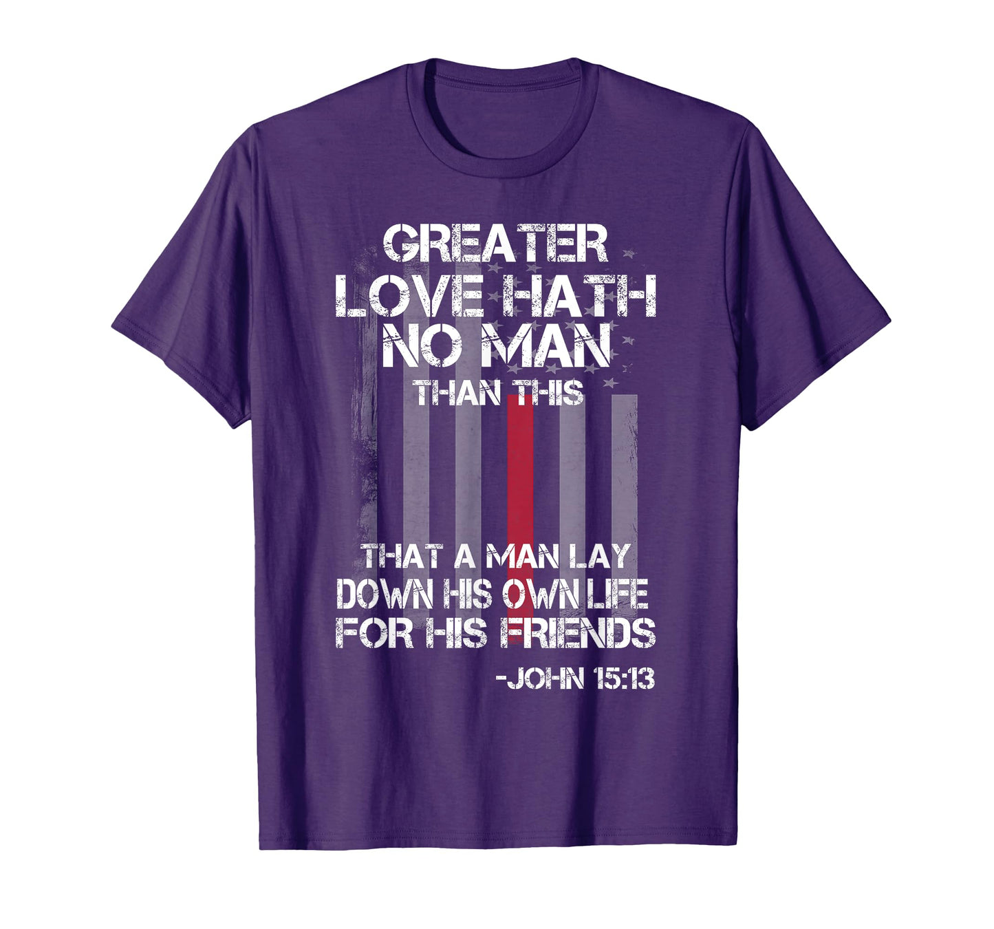 Christian Firefighter Bible Quote Shirt T-Shirt