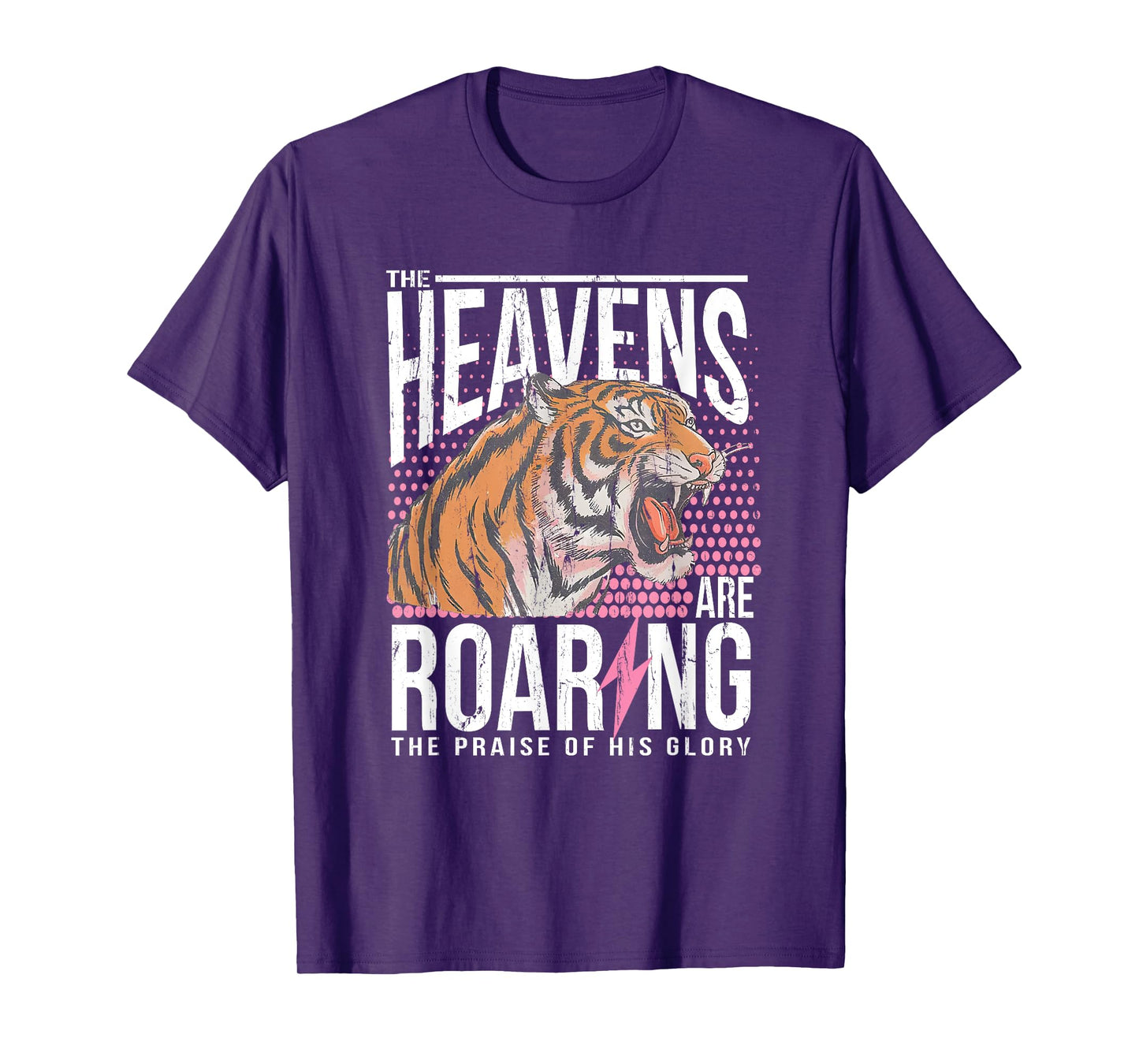 The Heavens Are Roaring, Psalm 19:1 Bible Verse T-Shirt