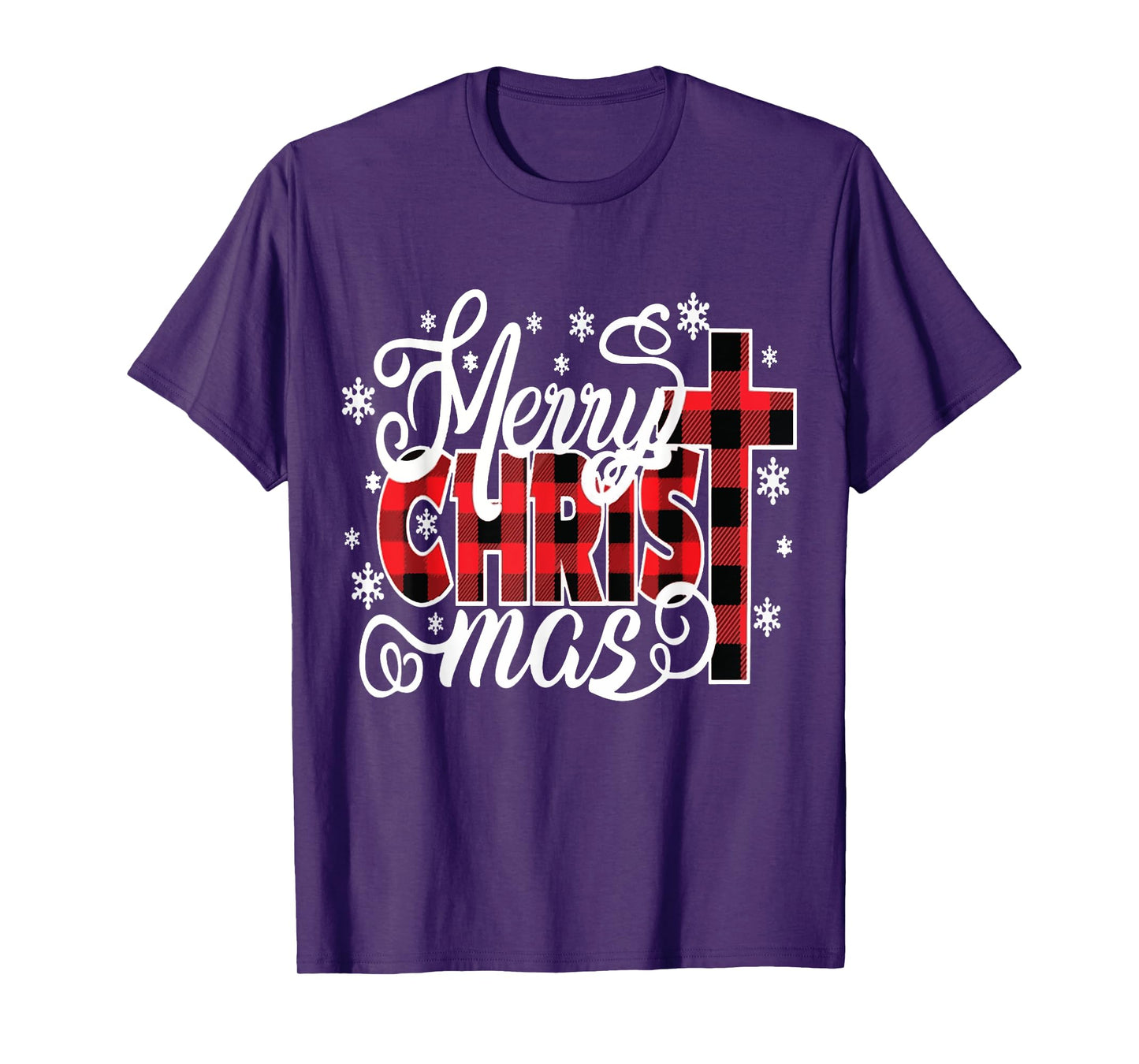 Merry Christ Mas Christian Jesus Christmas PJs Xmas Pajamas T-Shirt
