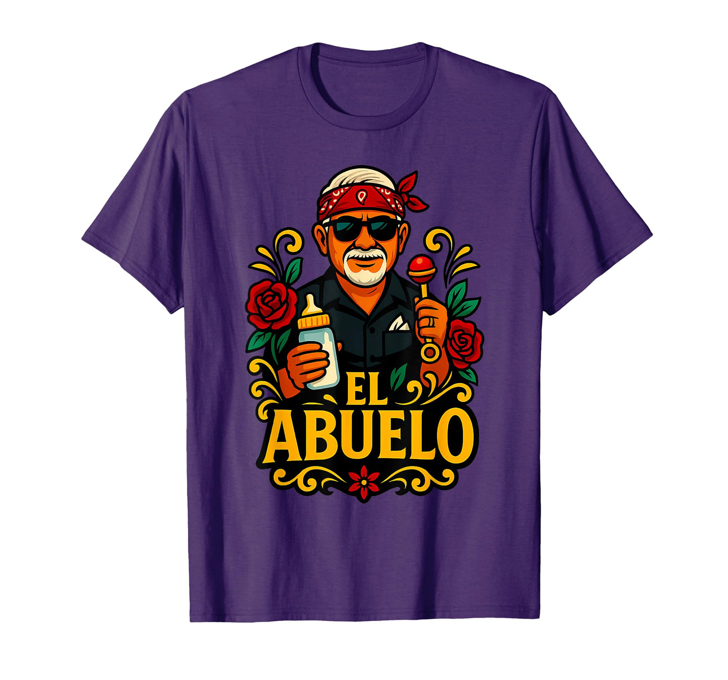 El Abuelo Funny Design for Mexican Grandpas T-Shirt