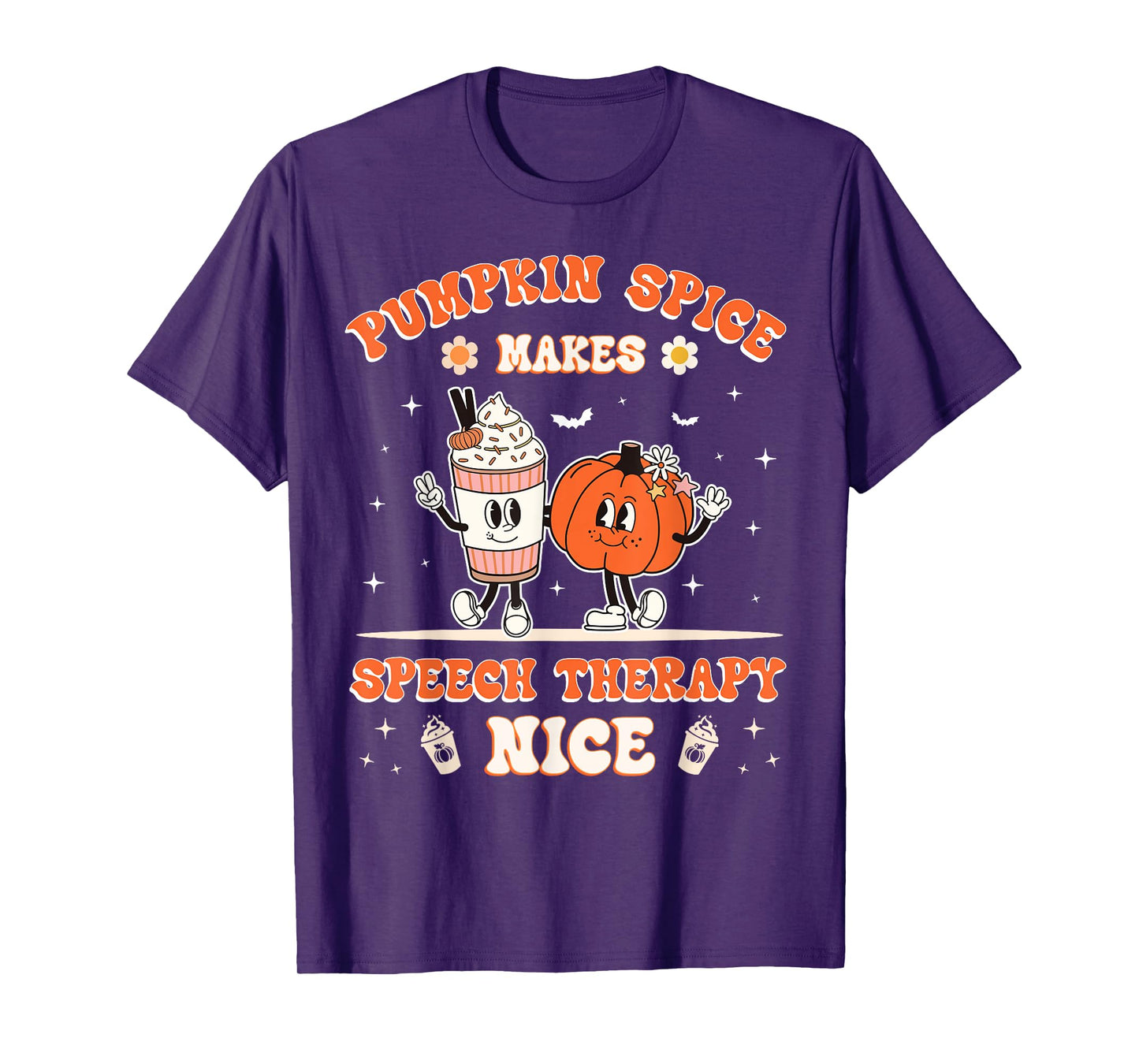 Fall Thanksgiving Pumpkin Spice Makes Speech Therapy Nice T-Shirt