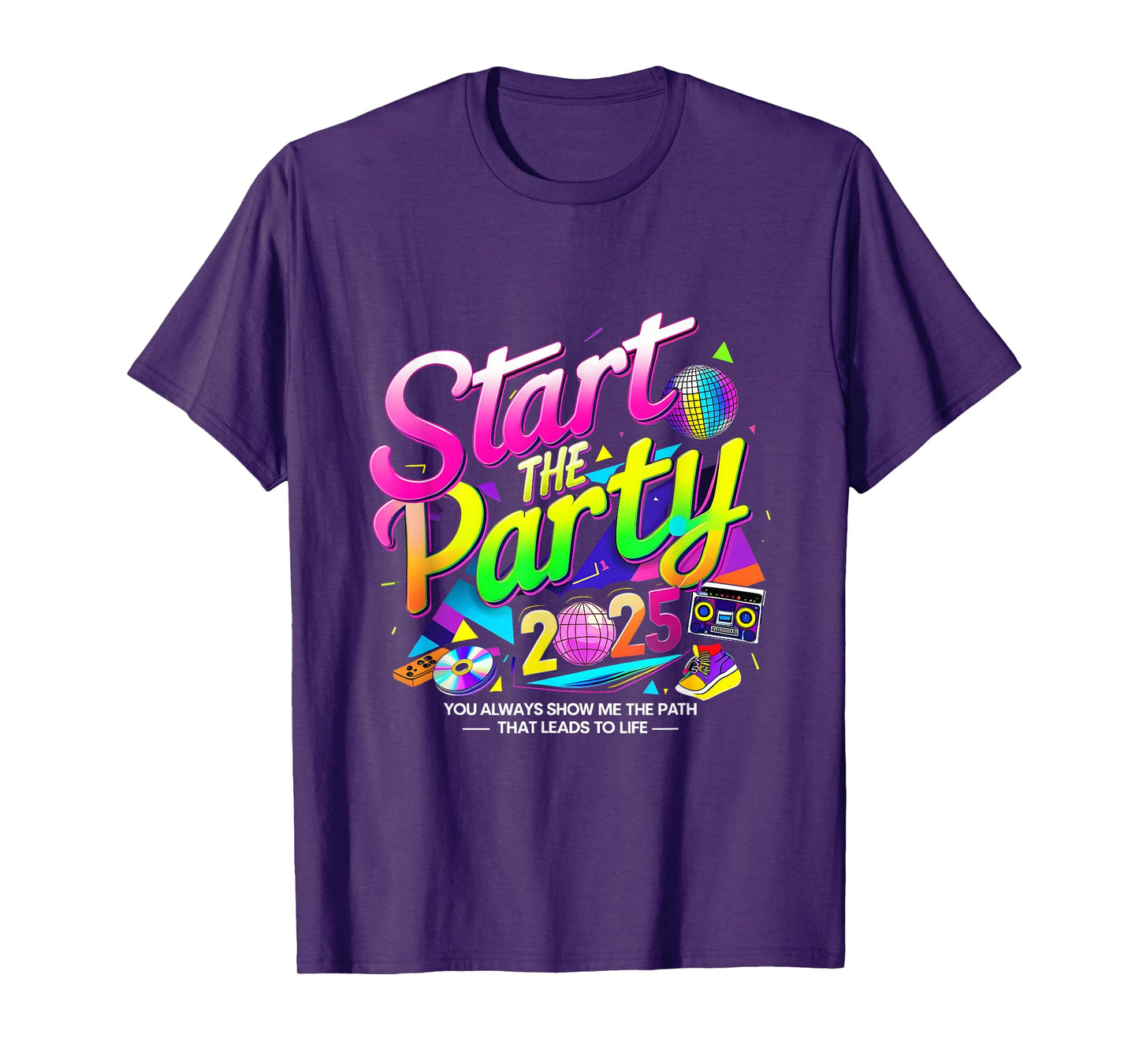 Start The Party VBS 2025 Show Me The Path Christian VBS Crew T-Shirt
