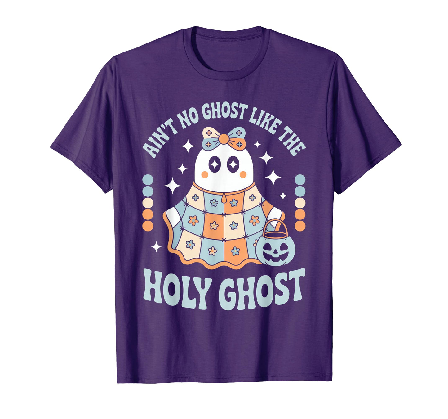 Aint No Ghost Like The Holy Ghost Cute Pastel Halloween T-Shirt