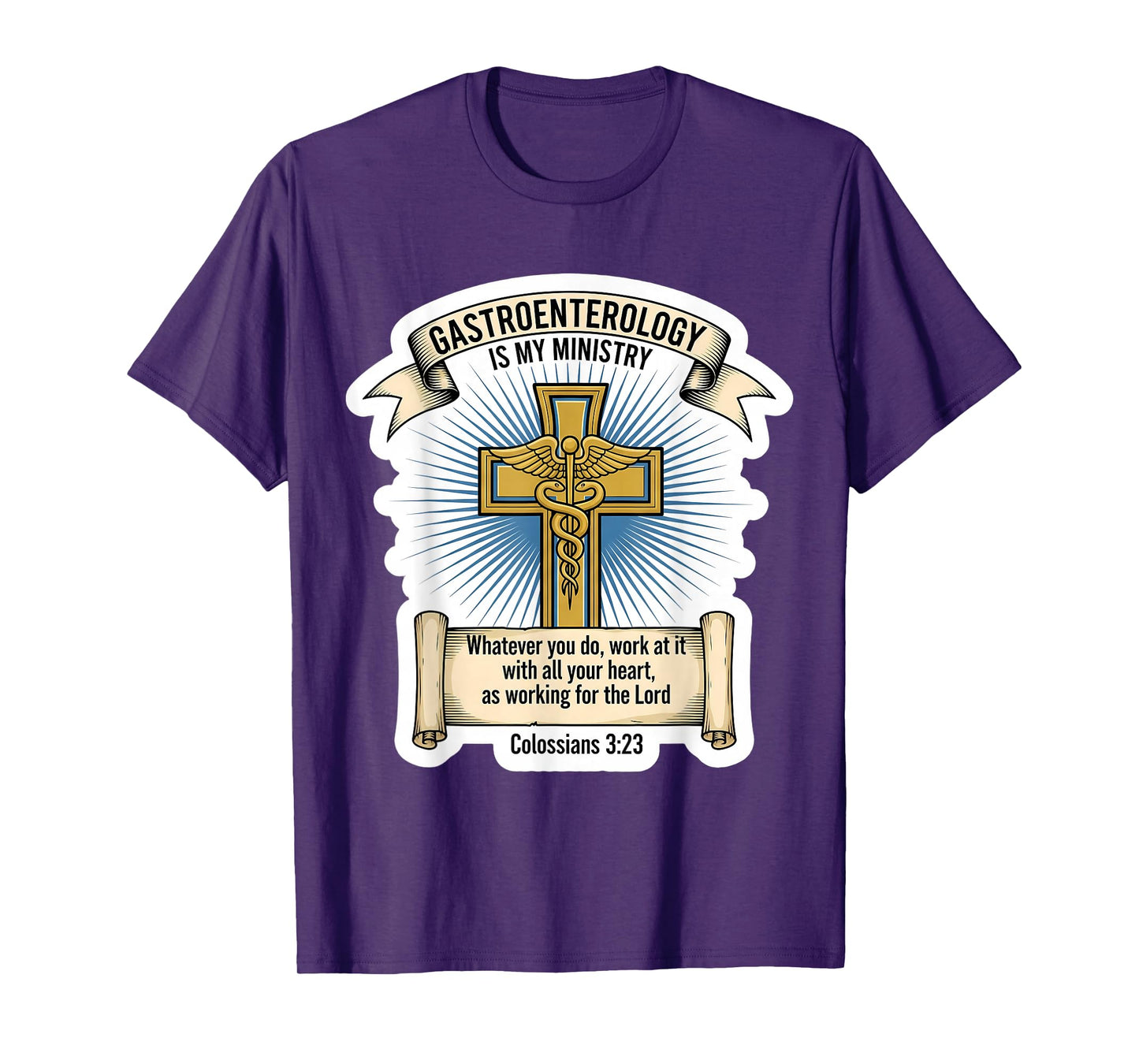 Christian Gastroenterologist Gastroenterology is My Ministry T-Shirt