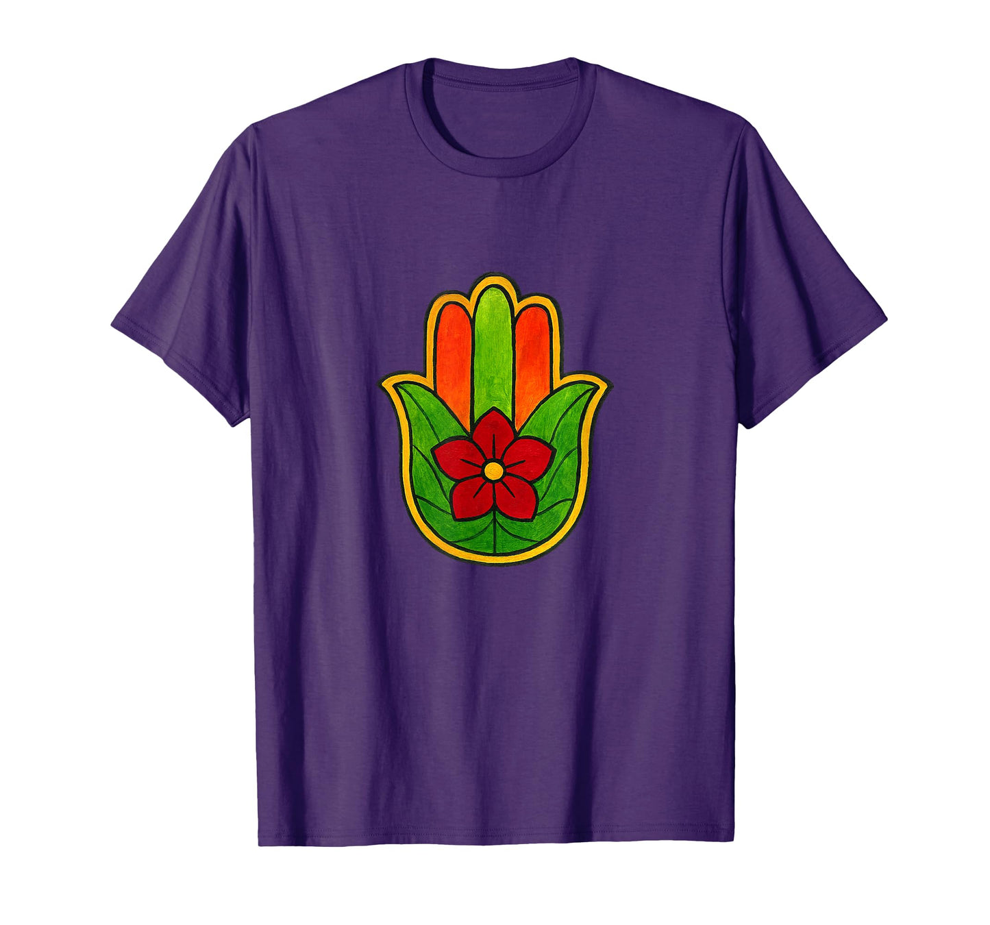 Vintage Hamsa Hand Eye of God Protection Symbol T-Shirt