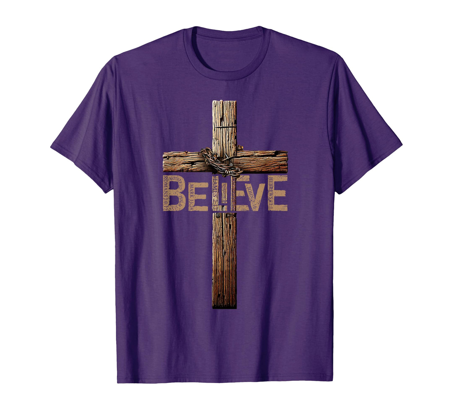 Believe Shirt, Jesus Shirts For Men, Cross Shirt, Christian T-Shirt