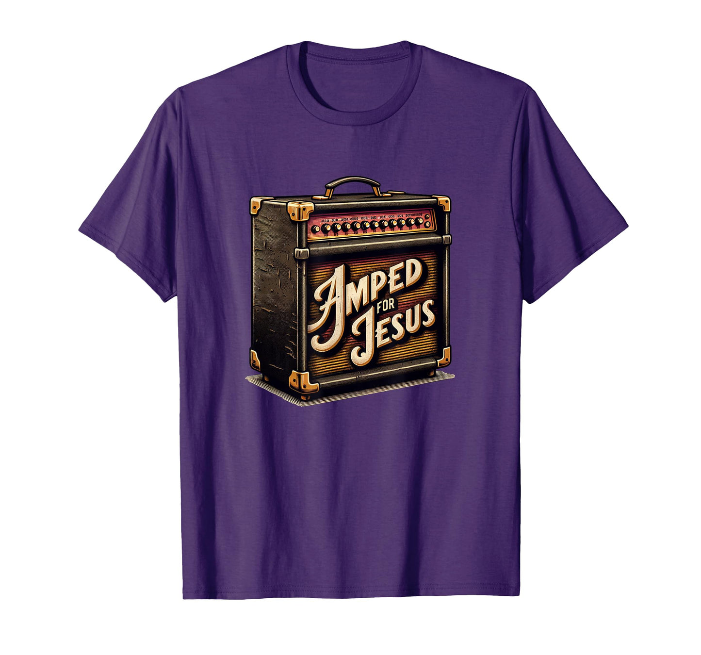 Amped for Jesus - Christian Worship, Music, Praise and Faith T-Shirt