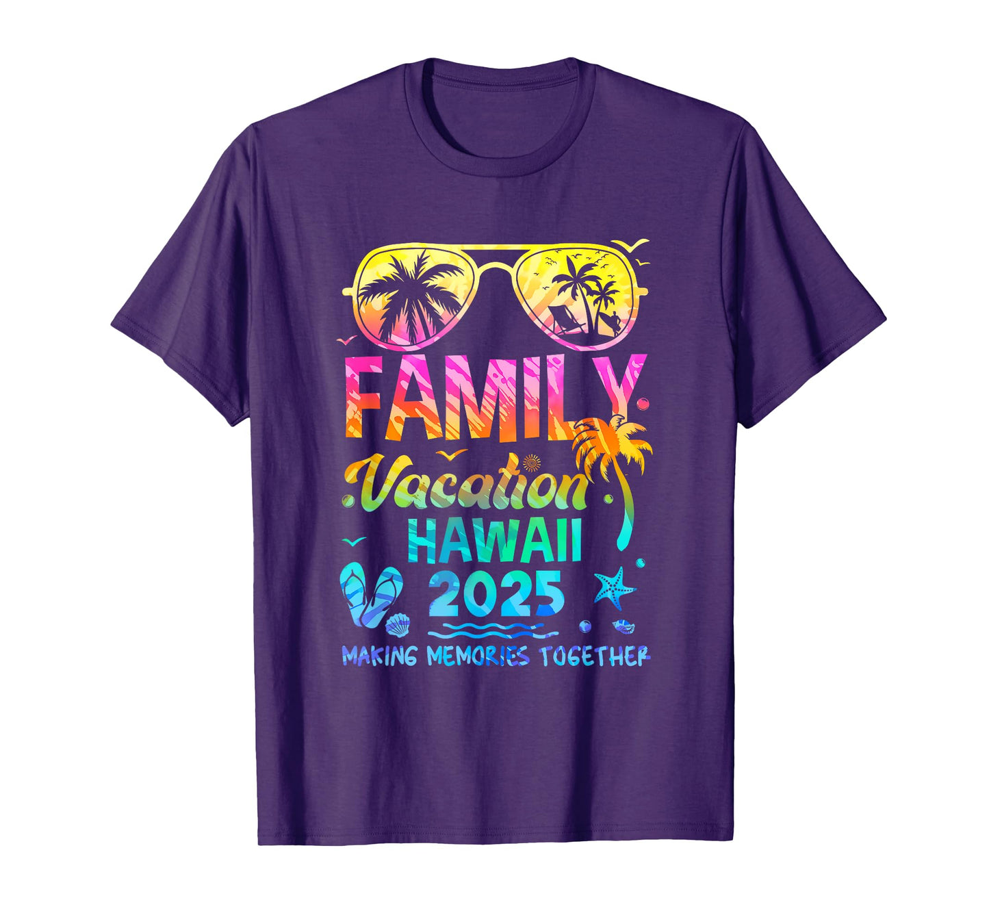 Family Vacation 2025 Hawaii Matching Memories Together T-Shirt