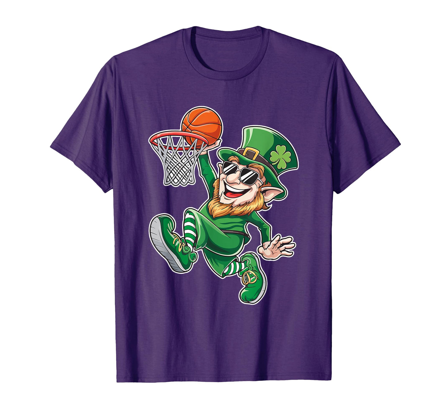 Basketball Leprechaun St. Patrick's Day Funny Player T-Shirt