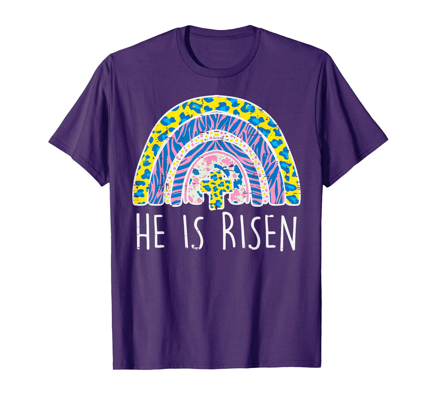 Easter He Is Risen Jesus Religious Christian Women Girls Kid T-Shirt