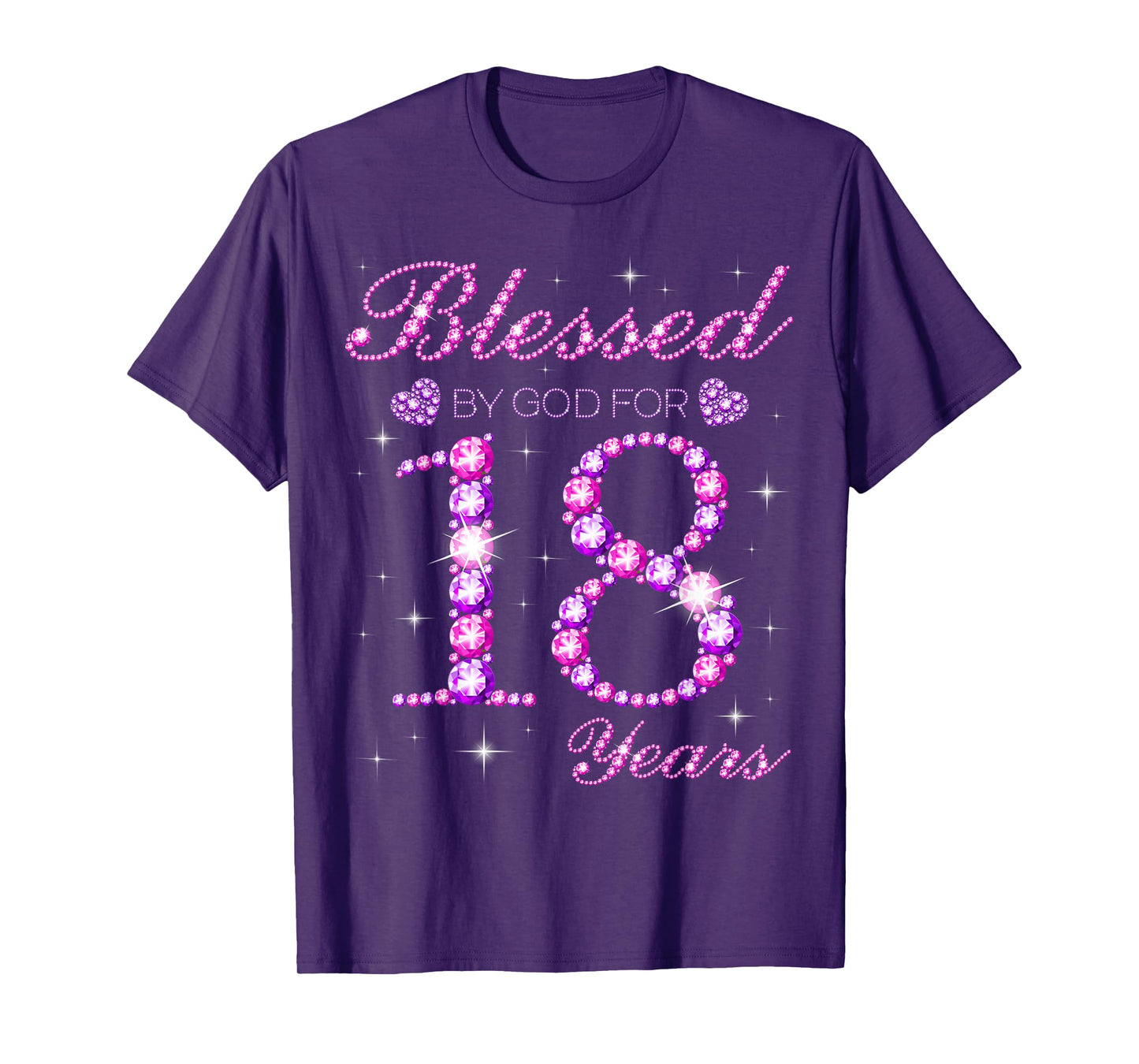 Blessed by God for 18 Years Old 18th Birthday Party T-Shirt