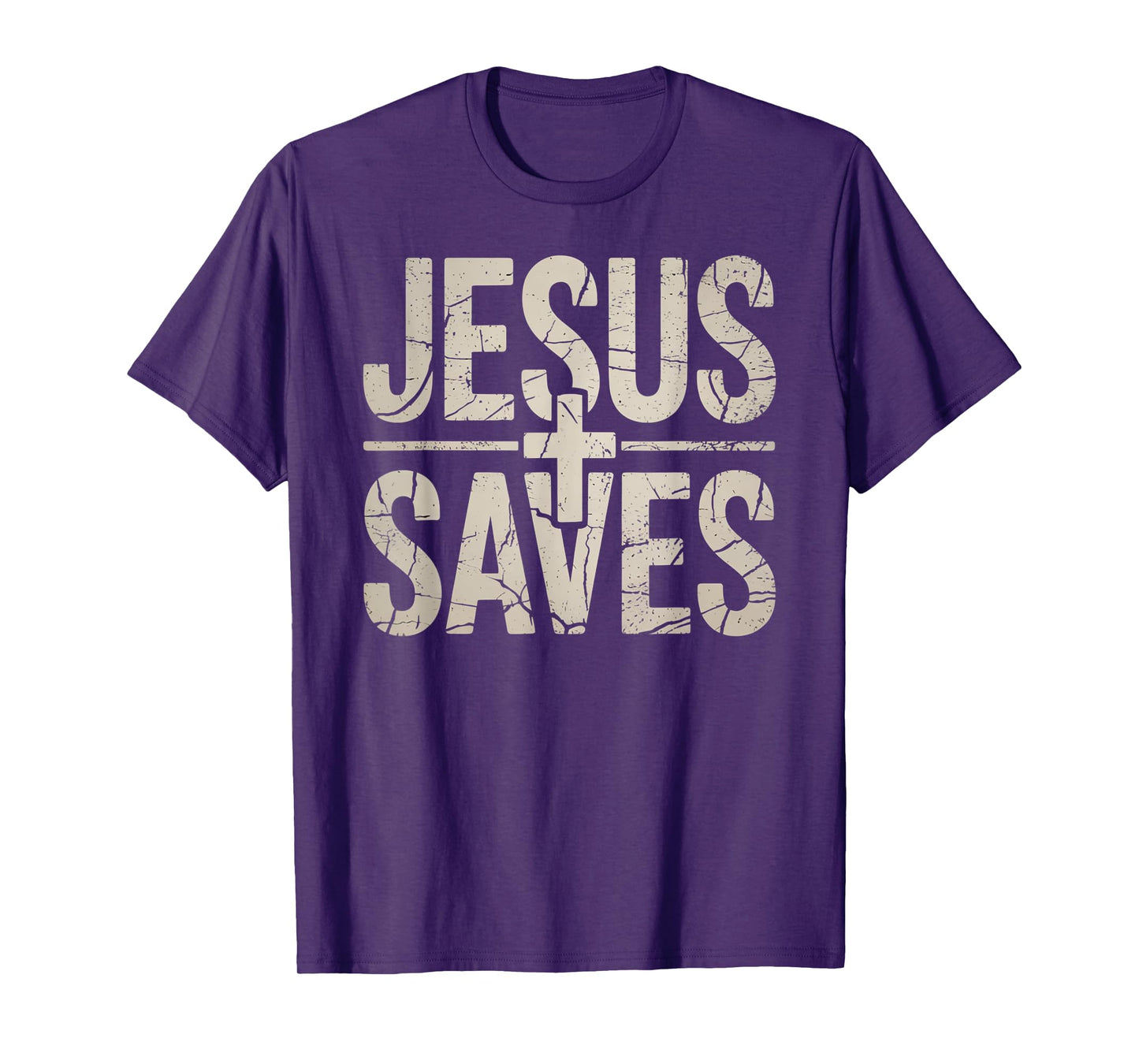 Jesus Saves Cross Christian Religious Faith Mens T-Shirt