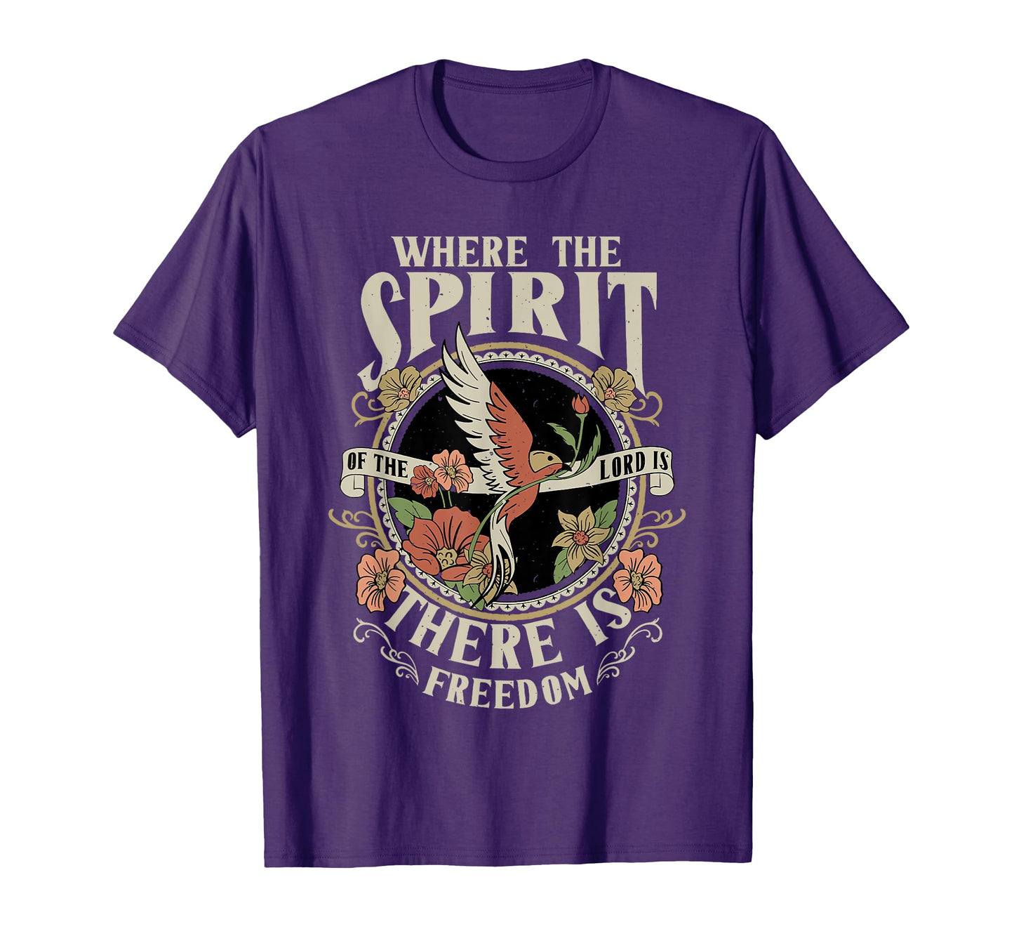 where the spirit of the lord is there is freedom T-Shirt