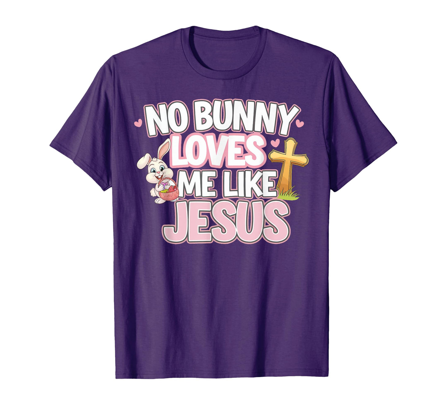 No Bunny Loves Like Jesus Cute Easter Christian T-Shirt