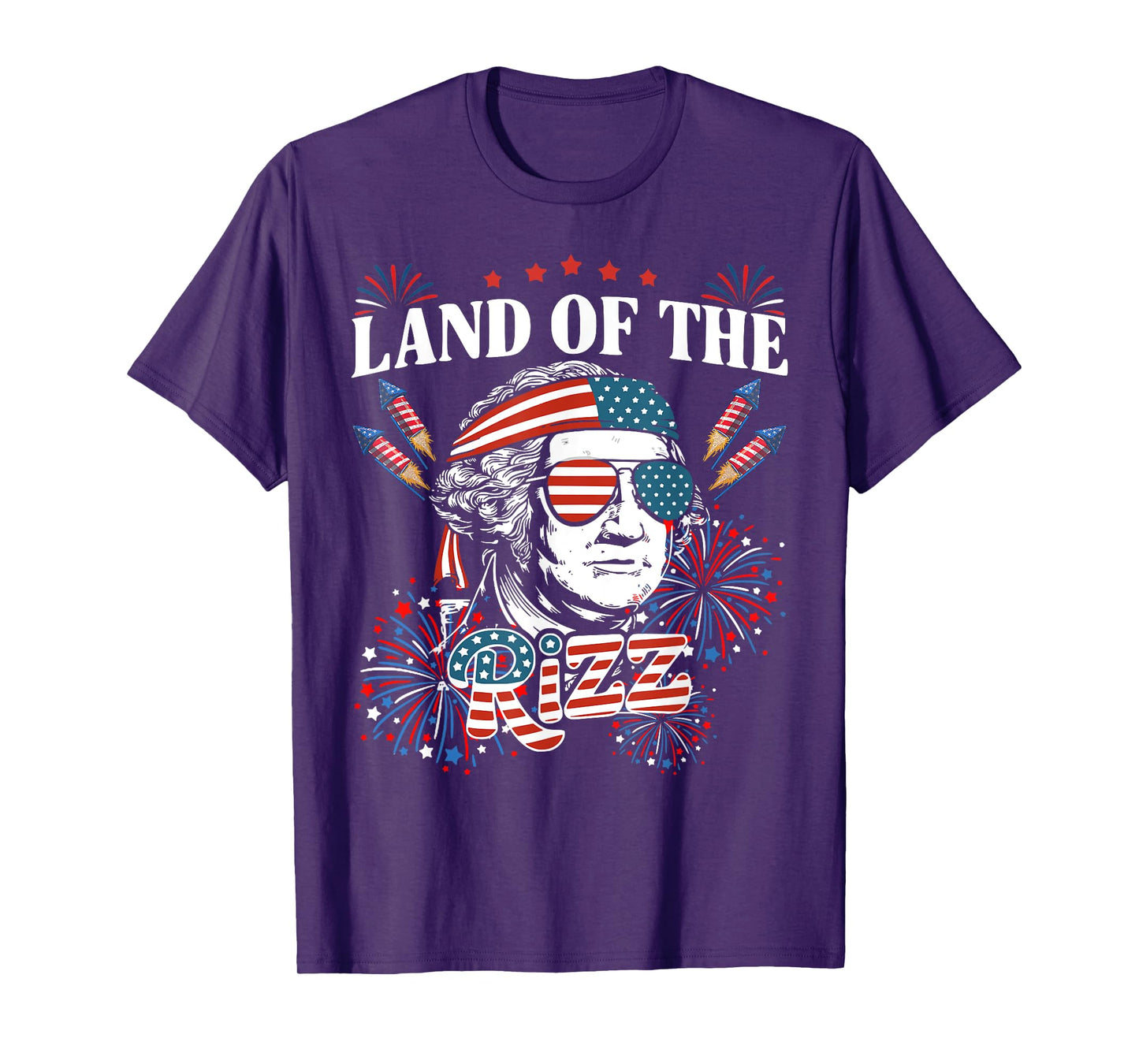Vintage Land of the Rizz 4th Of July T-Shirt