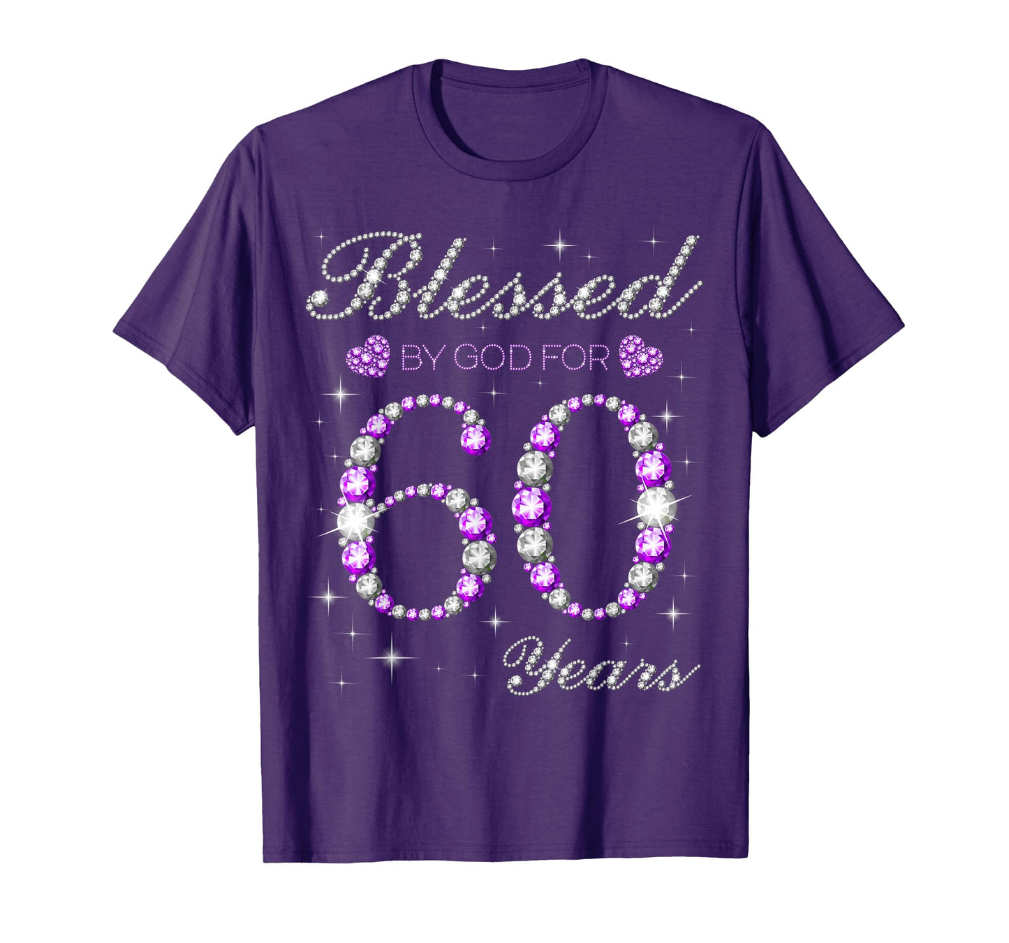 Blessed By God For 60 Years Old 60th Birthday Party B-day T-Shirt