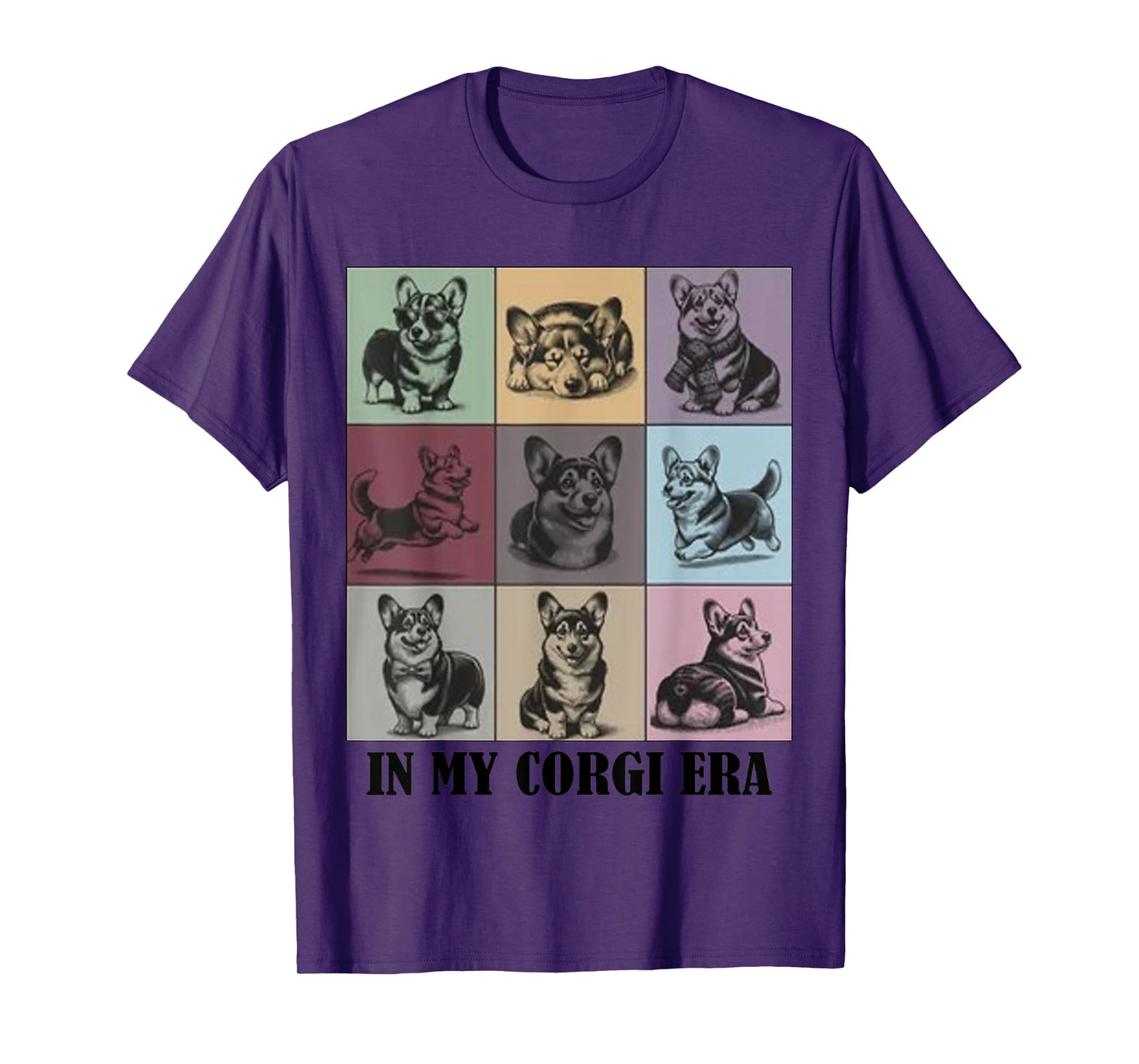 funny Corgi Mom Quote In My Corgi Era Cool Dog Lovers Men Women T-Shirt