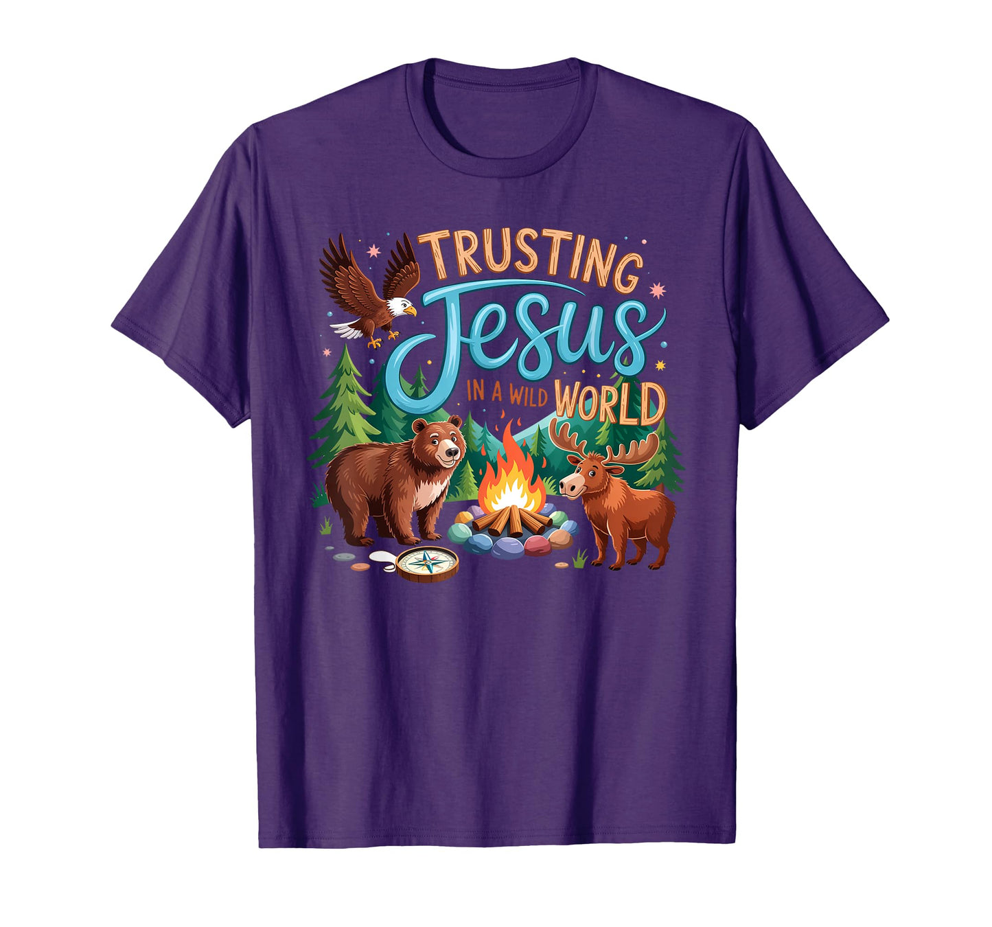 True North VBS Trusting Jesus In A Wild World Summer Camp T-Shirt