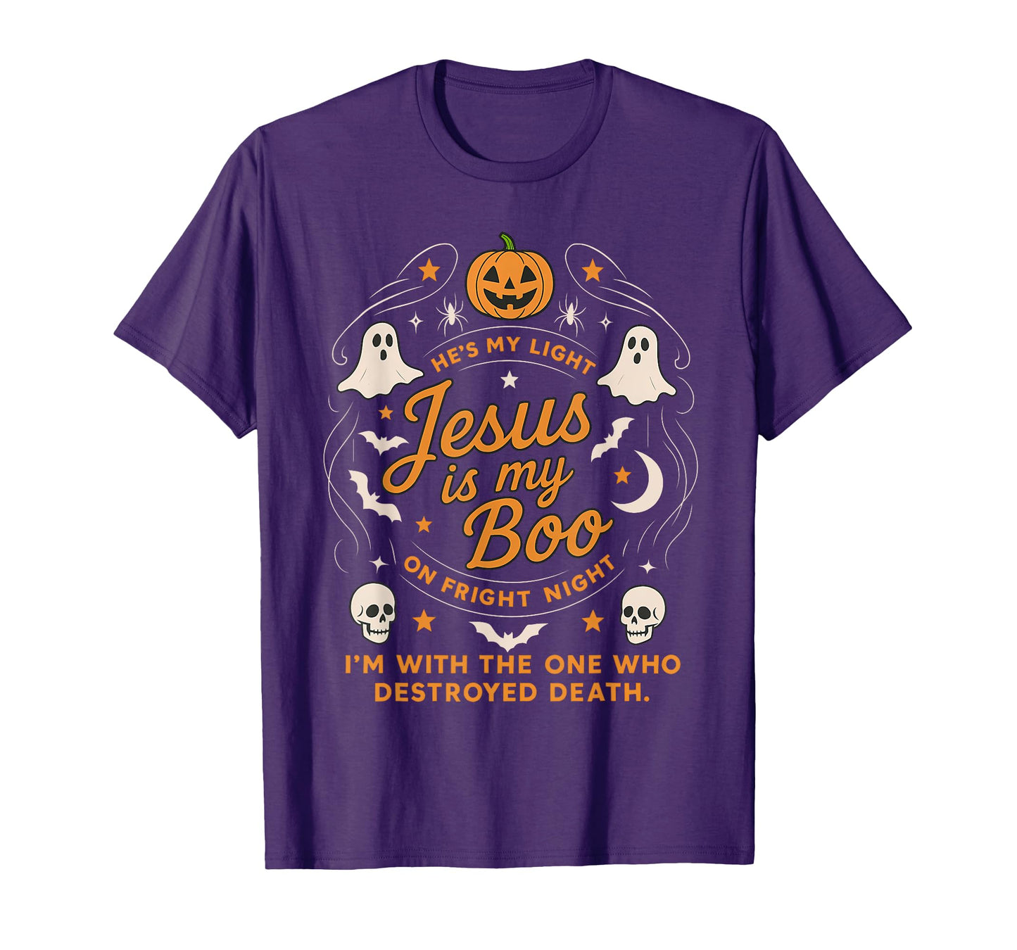 Jesus Is My Boo Halloween, Funny Christian Halloween Quote T-Shirt