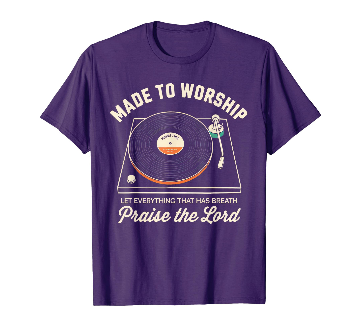 Worship Tshirt Christian Music Retro Cassette Psalms 150:6 T-Shirt