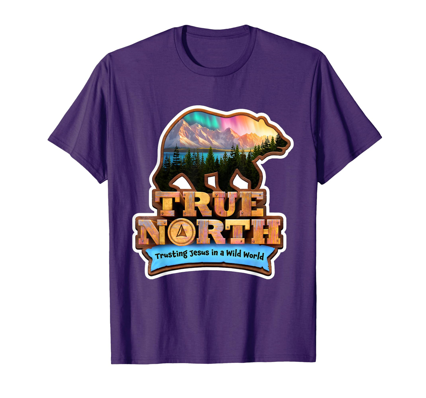 True North VBS 2025 Christian Trusting Jesus Wilderness T-Shirt