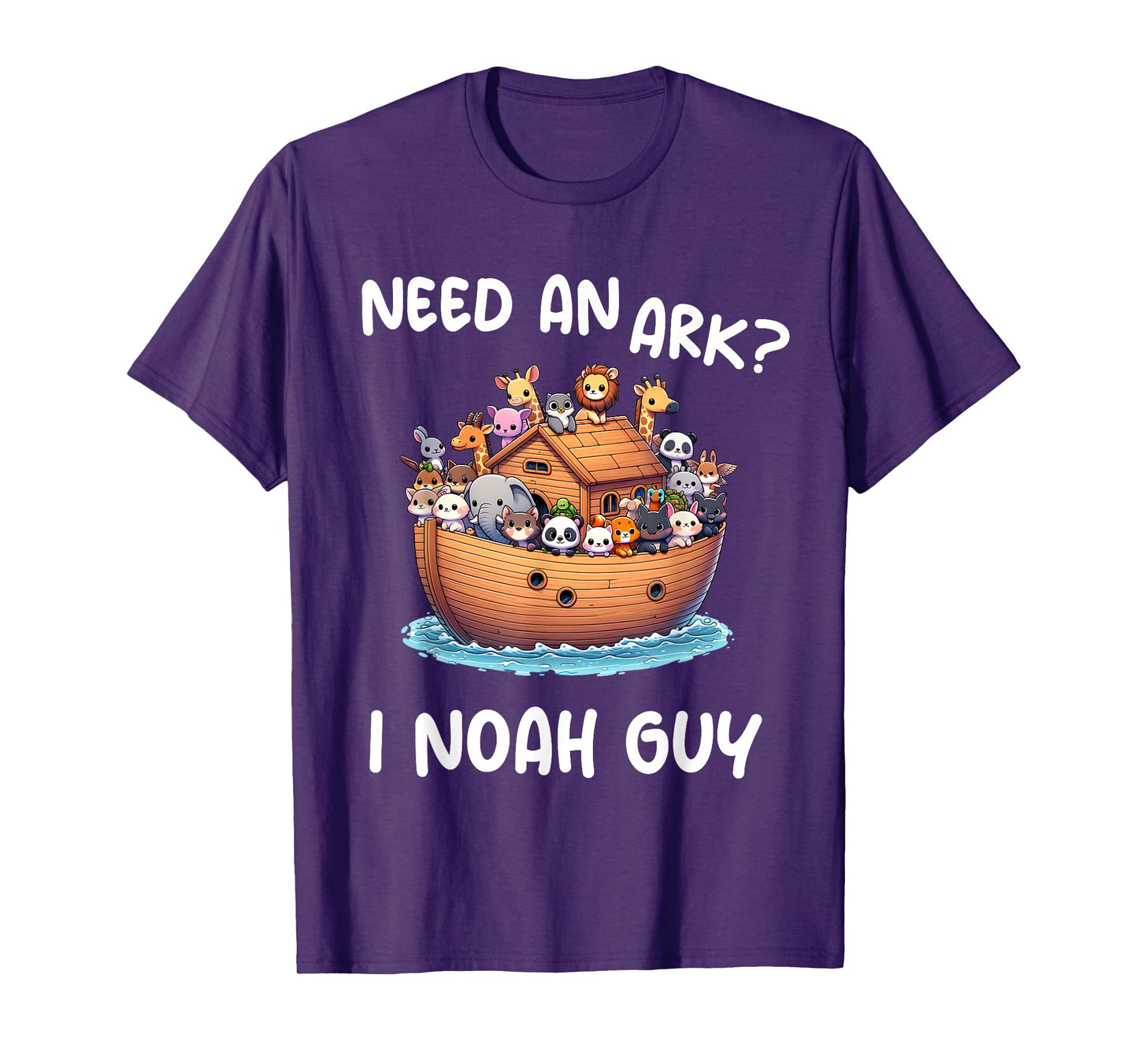 Anime Need An Ark? I Noah Guy Christian Funny Gifts Animal T-Shirt