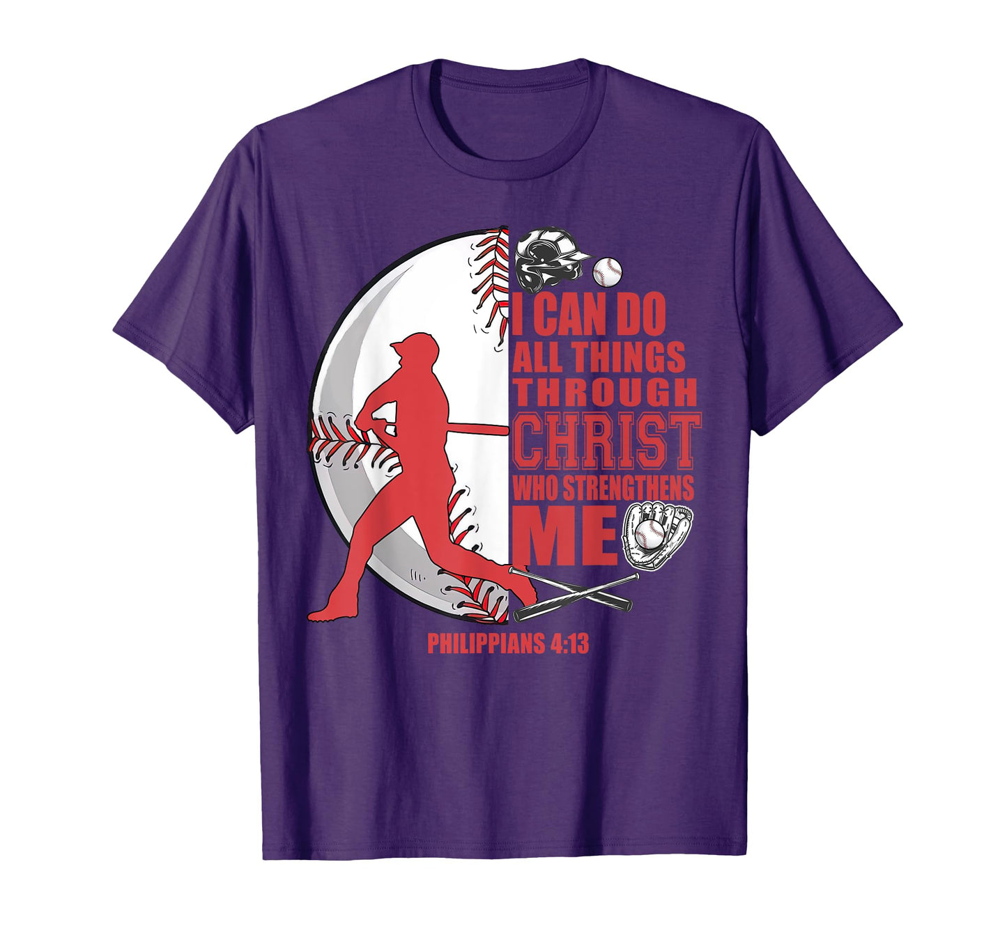 Baseball-Shirt Kids Christ Boys Girls Bible Verse Cute T-Shirt