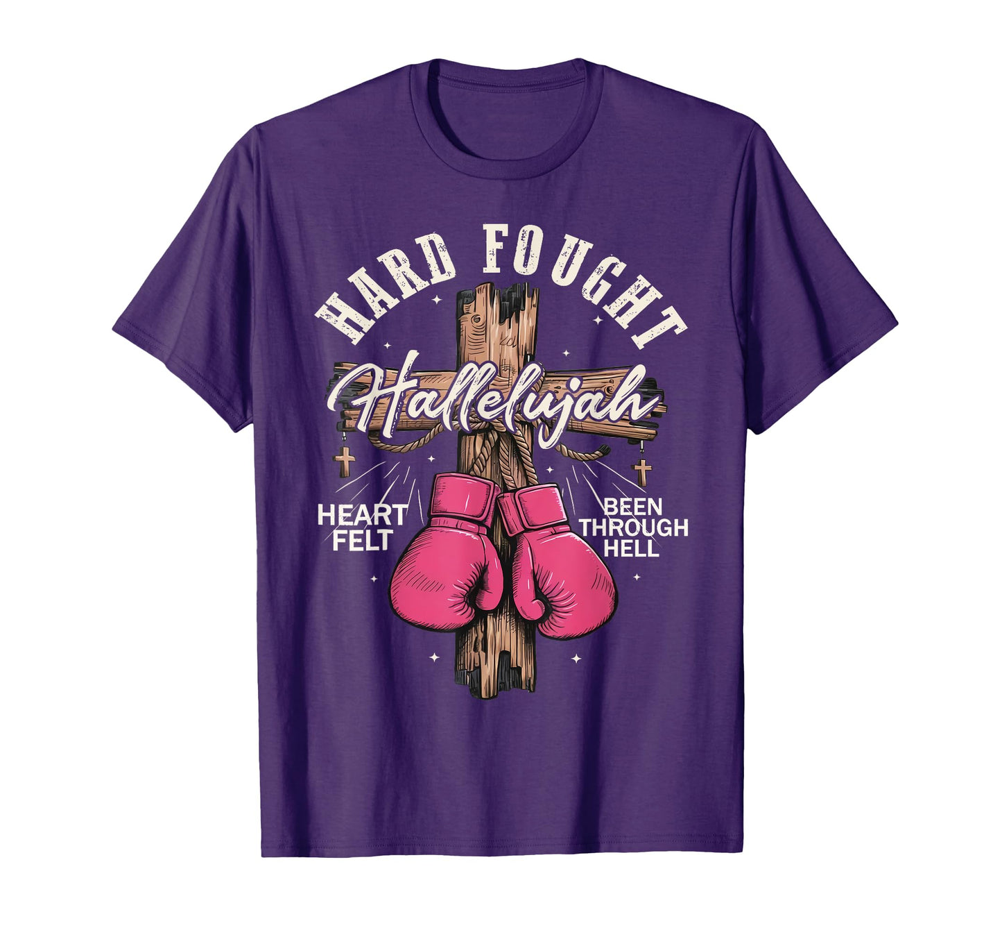 Brandon Hard Fought Hallelujah Praise Jesus T-Shirt