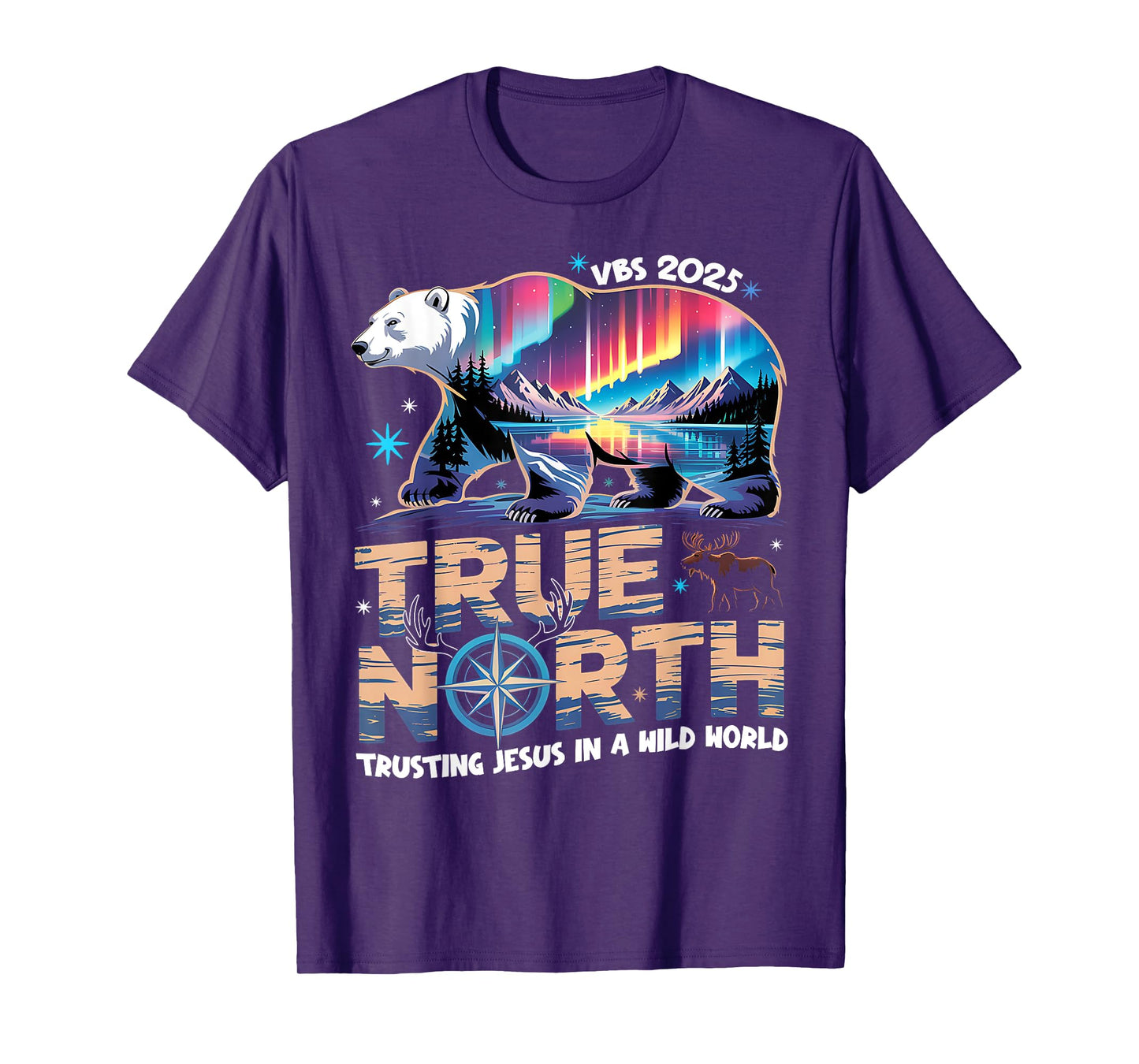 True North Trusting Jesus In A Wild World VBS 2025 T-Shirt