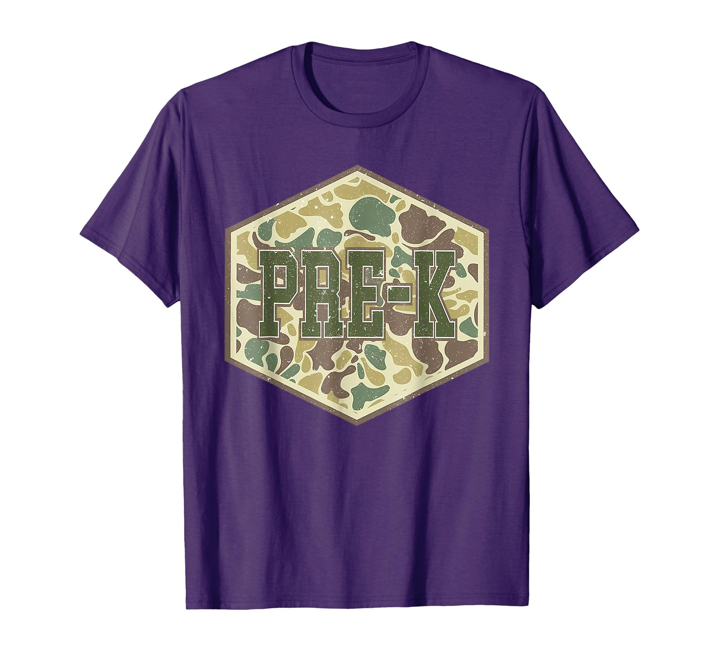 Retro Back to School Boys Old Camo Pre-K T-Shirt