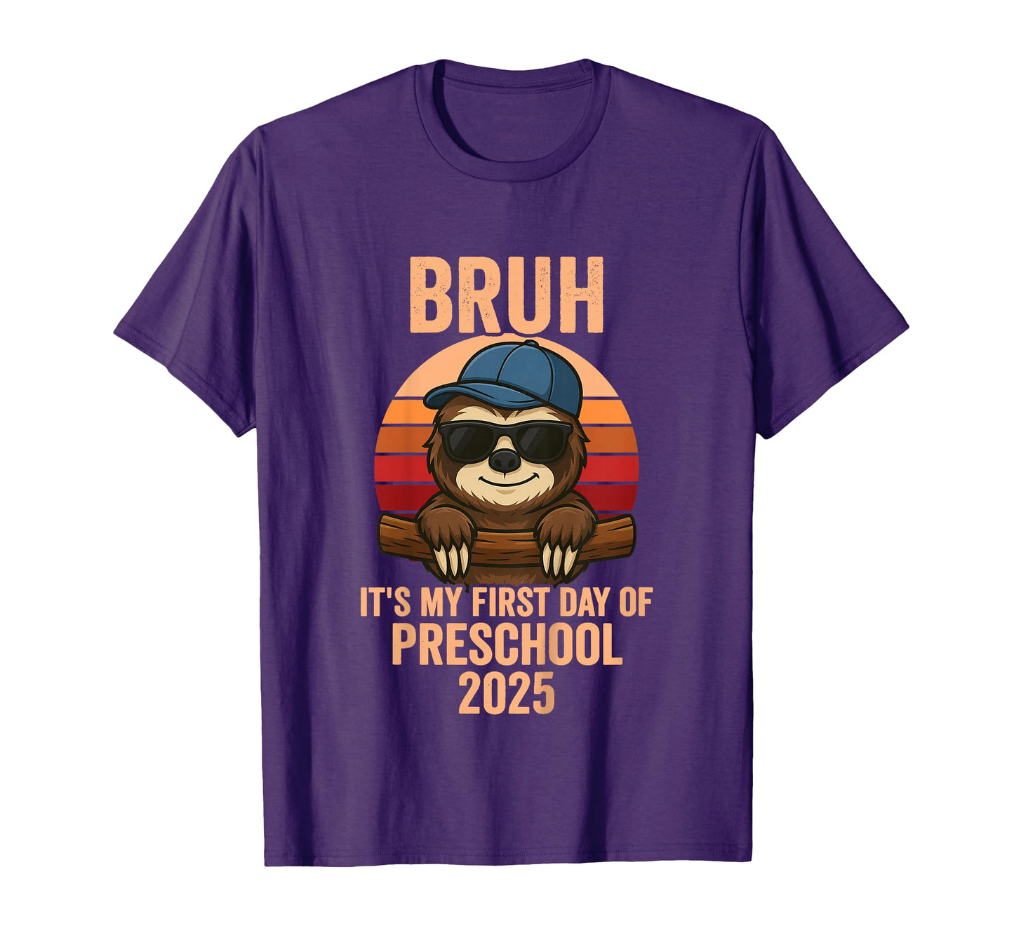 Preschool 2025 Bruh It's My First Day Of Preschool T-Shirt