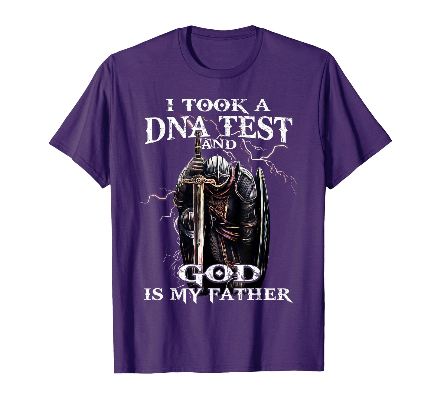 Knights Templar God is My Father Crusader Warrior Bible T-Shirt