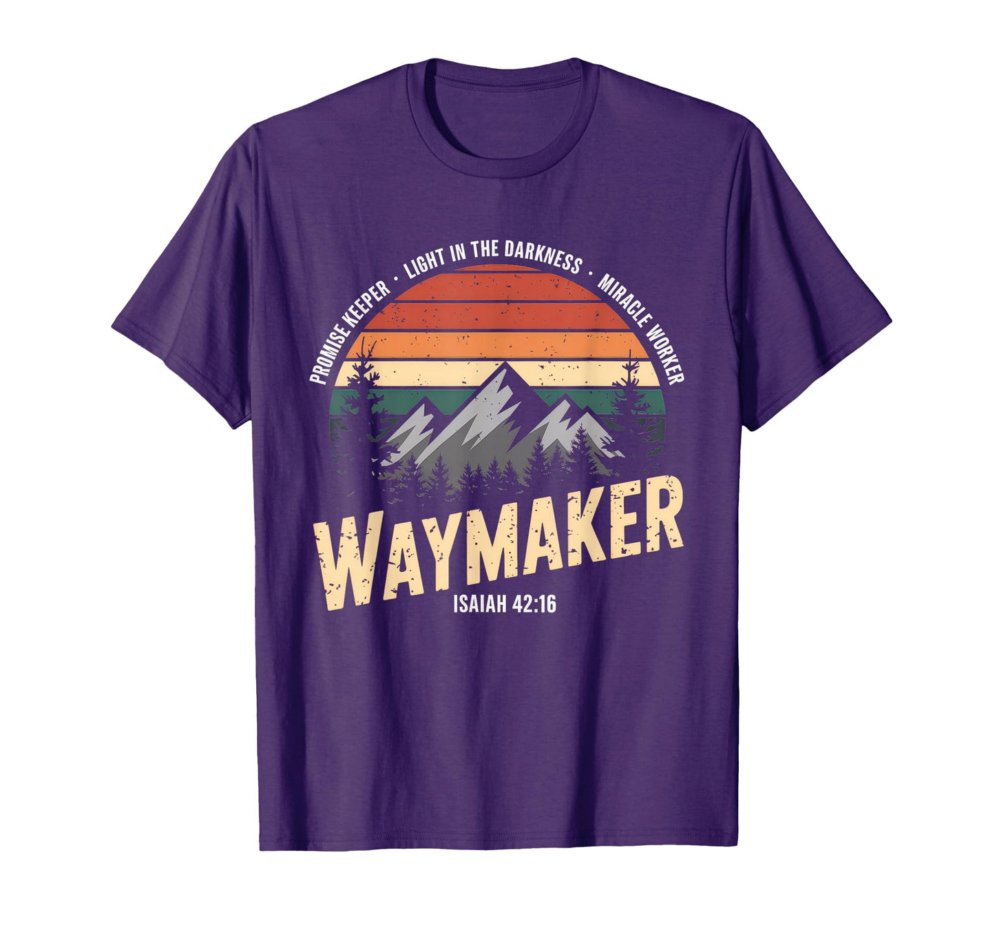 Waymaker Tshirt Promise Keeper Miracle Worker God Christian T-Shirt