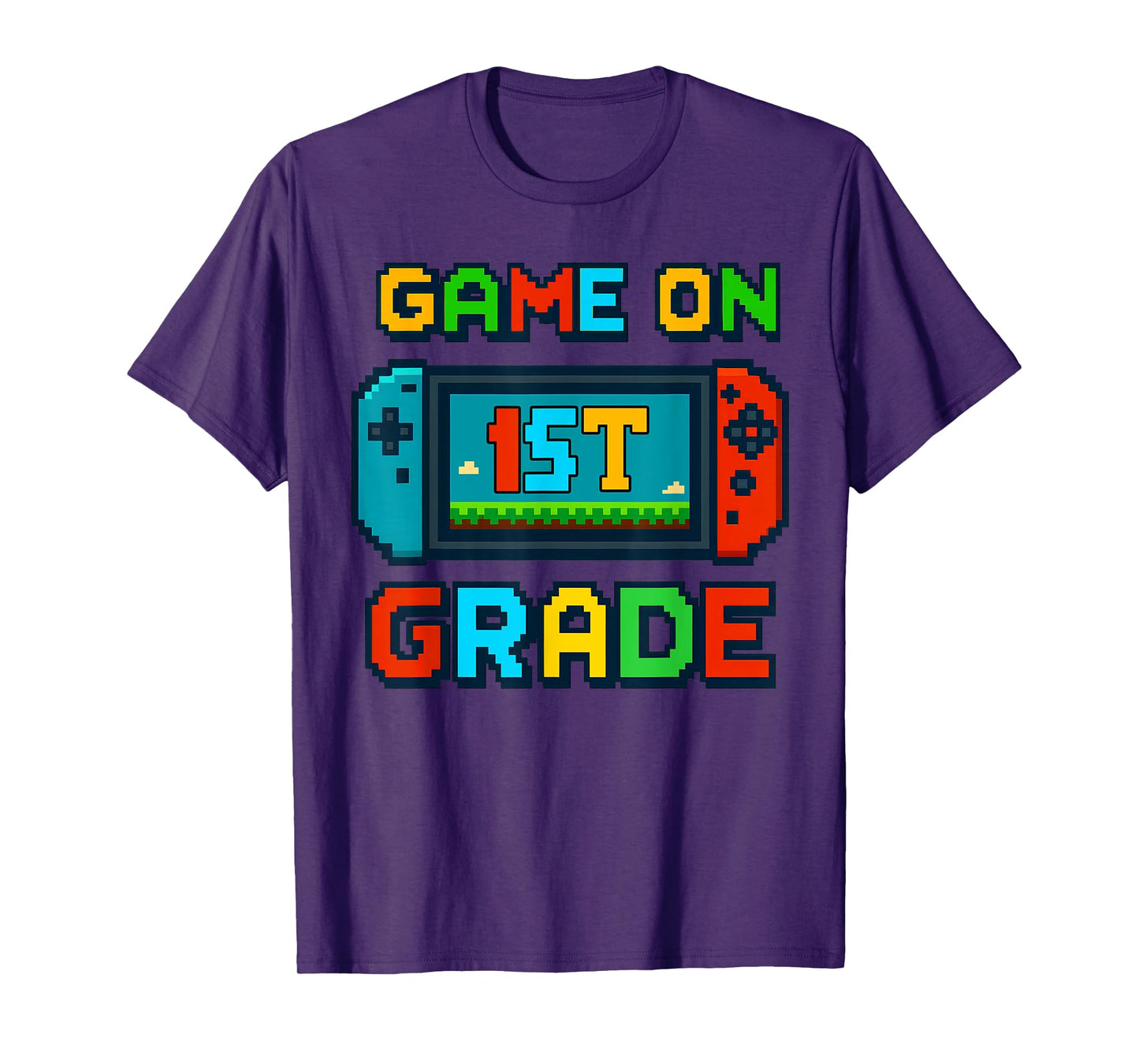 Game On 1st Grade Back to School Video Gamer First Grade T-Shirt