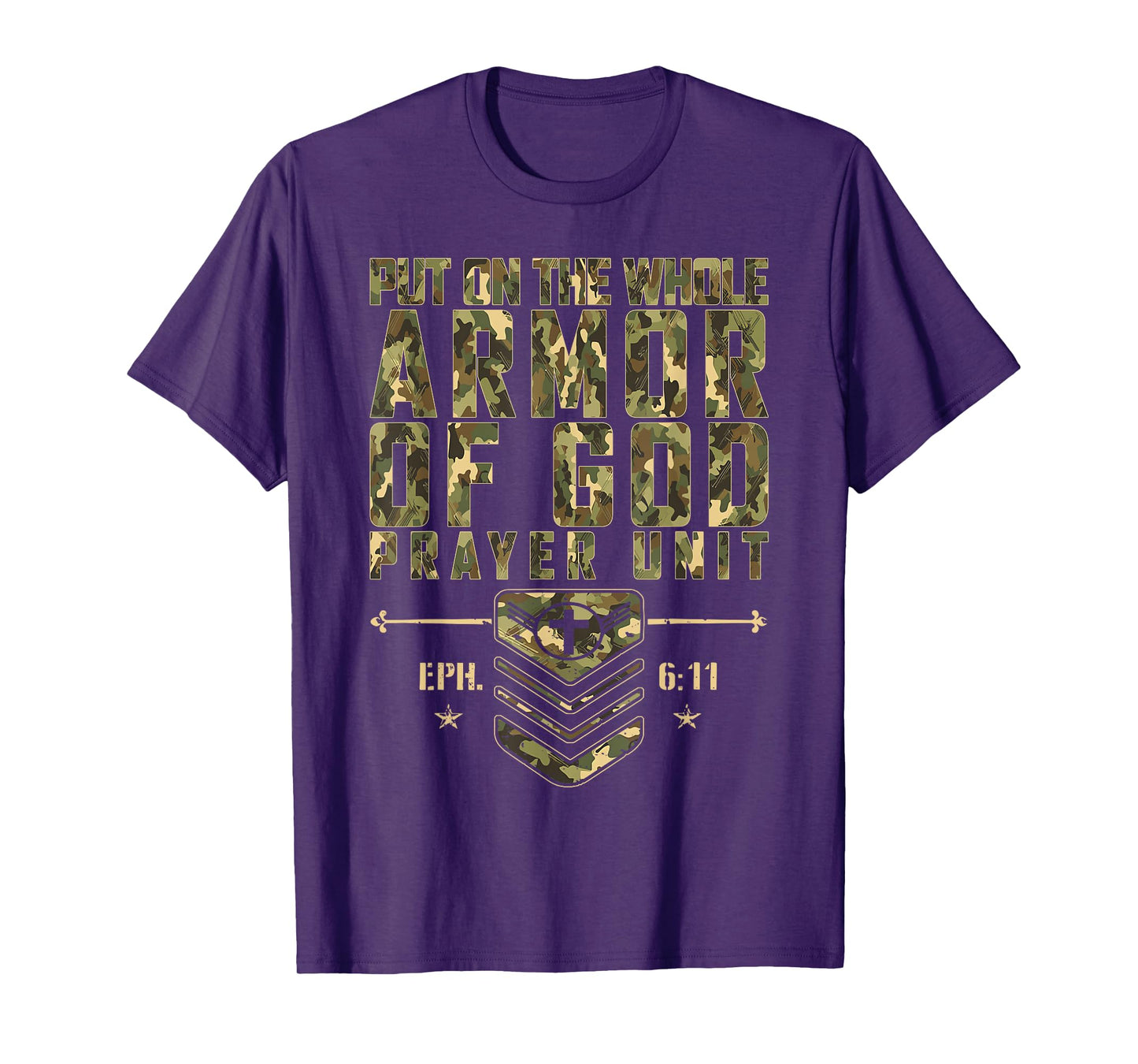Put On The Full Armor of God - Christian Religious Bible T-Shirt