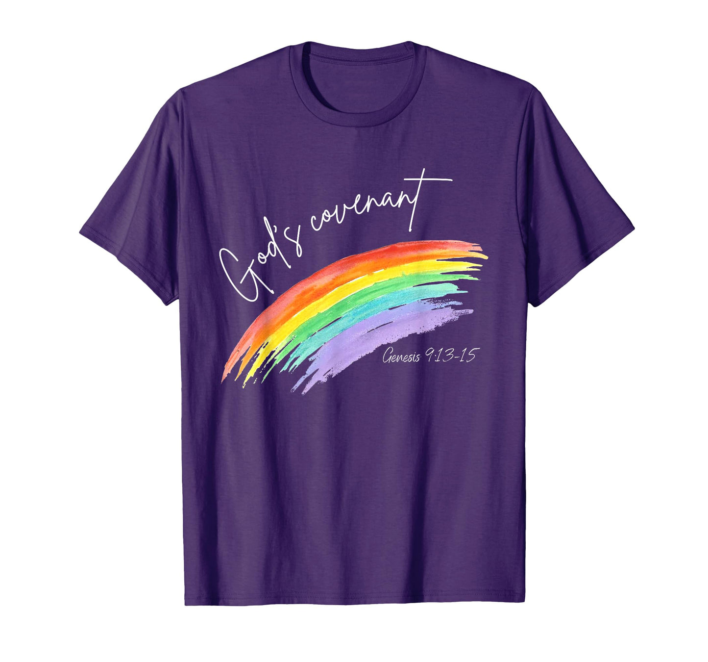 God's Covenant Genesis 9:13-15 Rainbow God's Believers T-Shirt